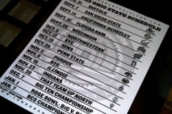 Printable Ohio State football schedule 2013