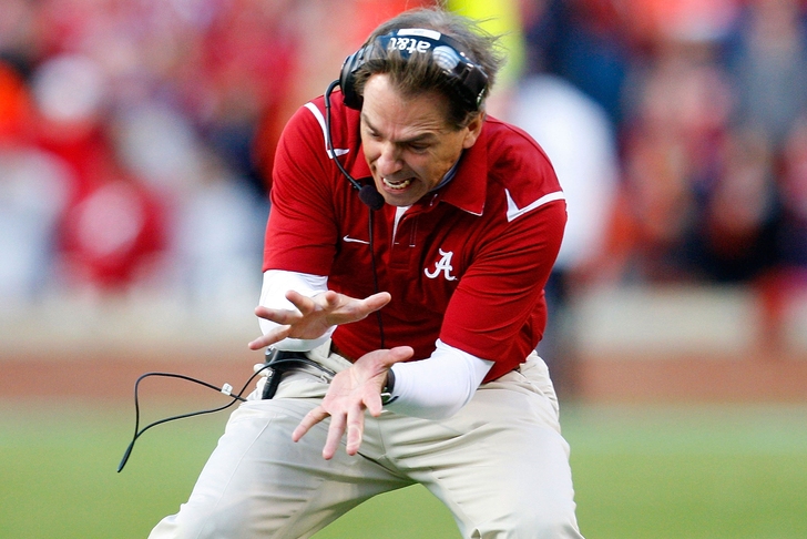 Image result for nick saban mad