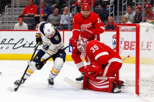 Sabres Shut Out Red Wings, Losing Skid Hits Seven Games