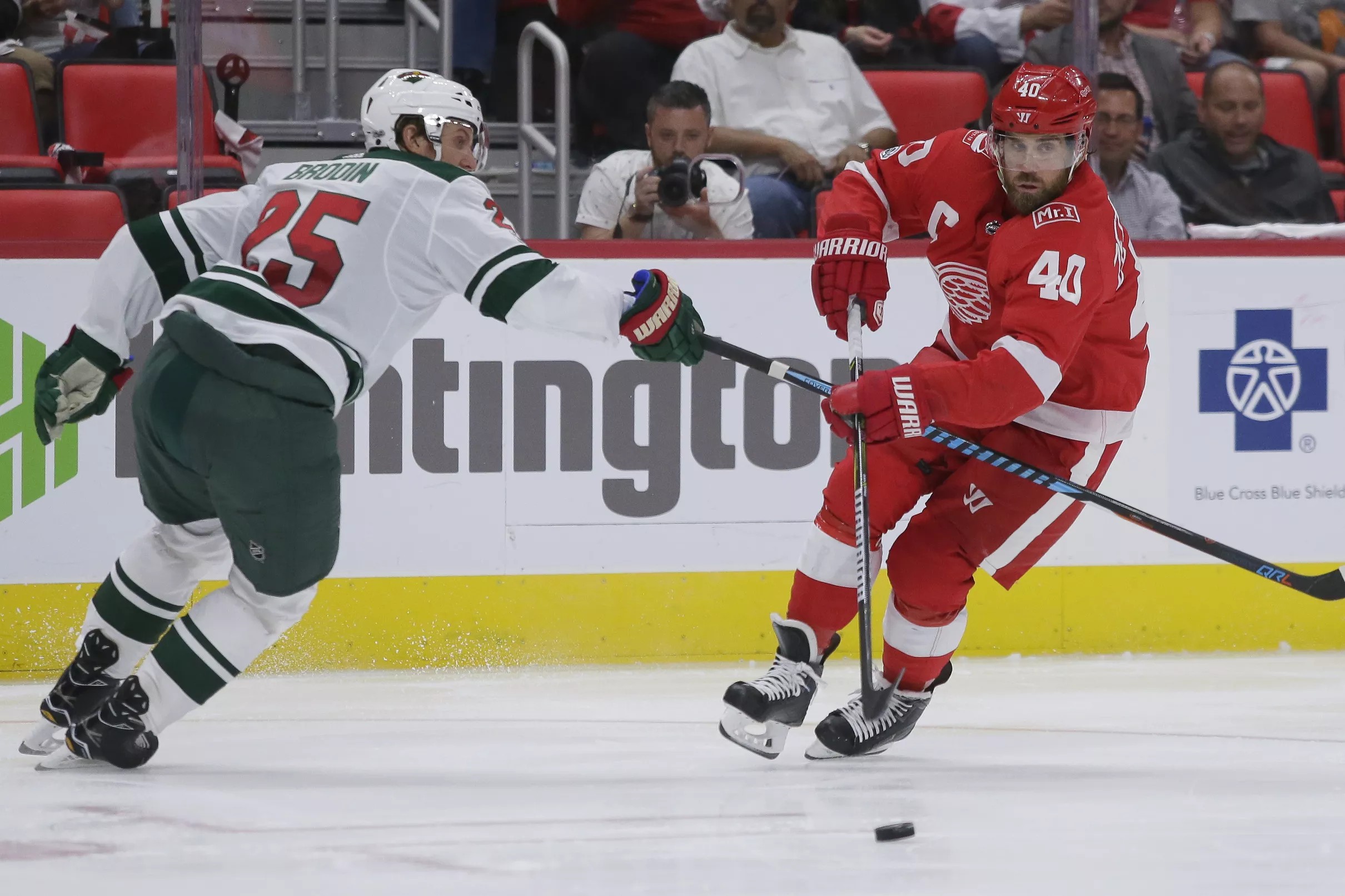 Recap: First Game, First Win: Red Wings 4-2 Wild