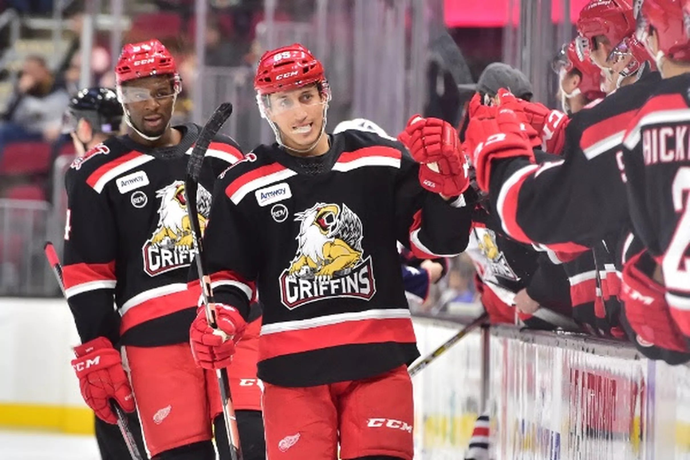 Griffins Score Six Goals In Third Period For Comeback Win Over Monsters