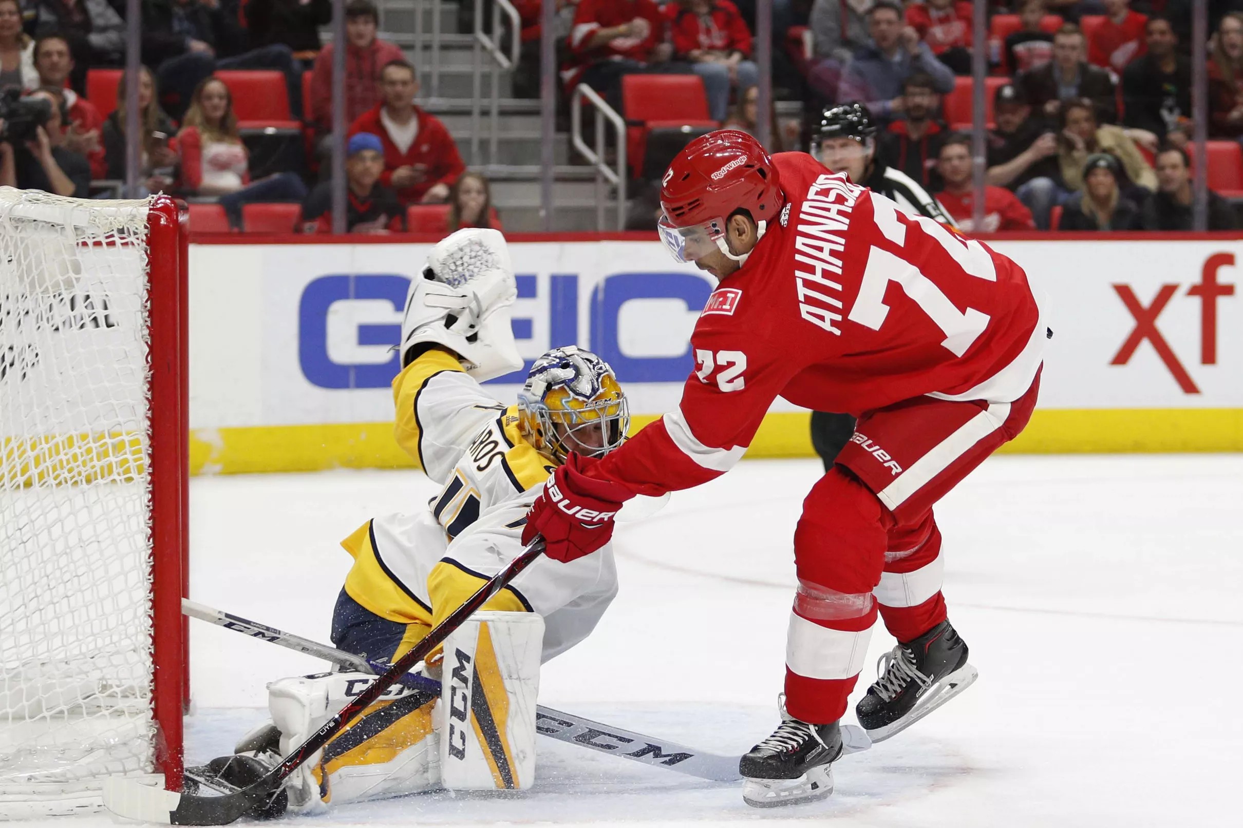 Detroit Red Wings vs. Nashville Predators Updates, Lineups, Keys to