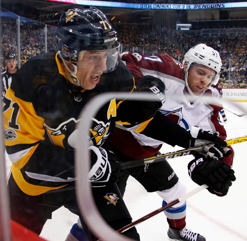 Avalanche score twice in third period to defeat Penguins in Pittsburgh