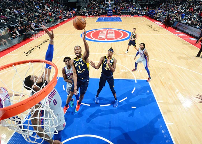 Halftime Rewind Pacers 44, Pistons 55