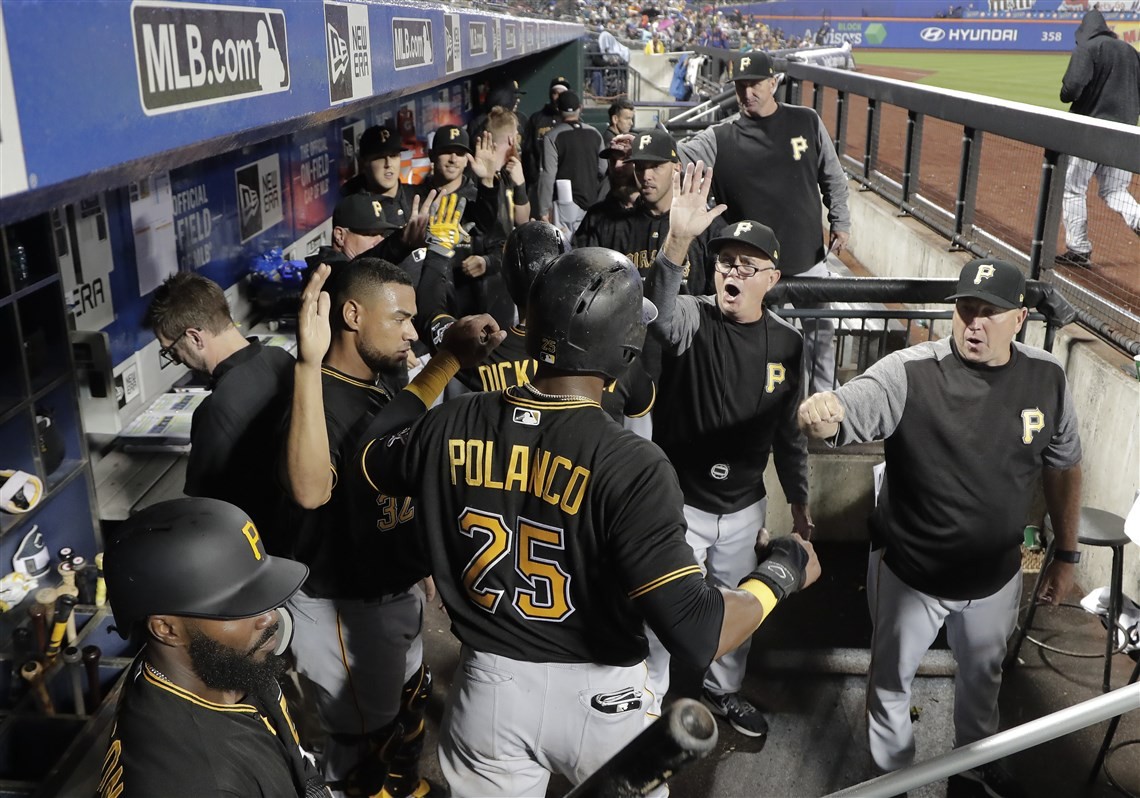 Pirates score four in the ninth in 53 comeback victory