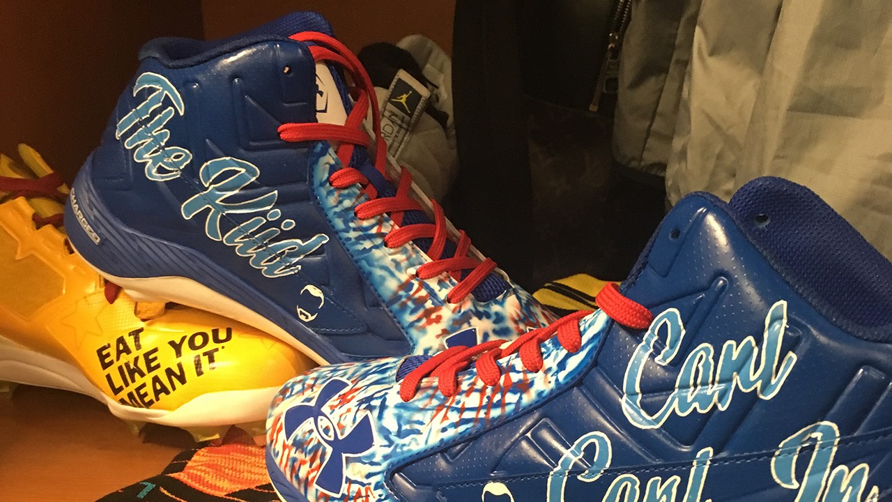 colorful cleats