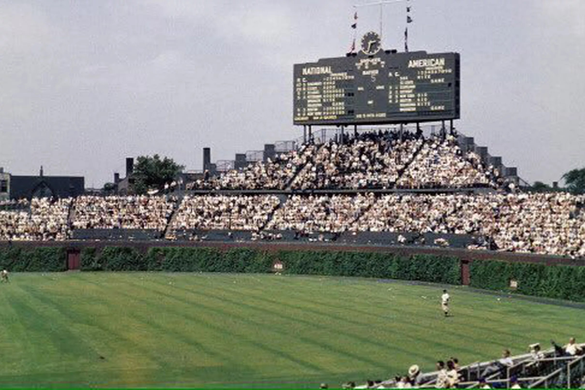 Wrigley Field historical sleuthing Bleacher shade edition