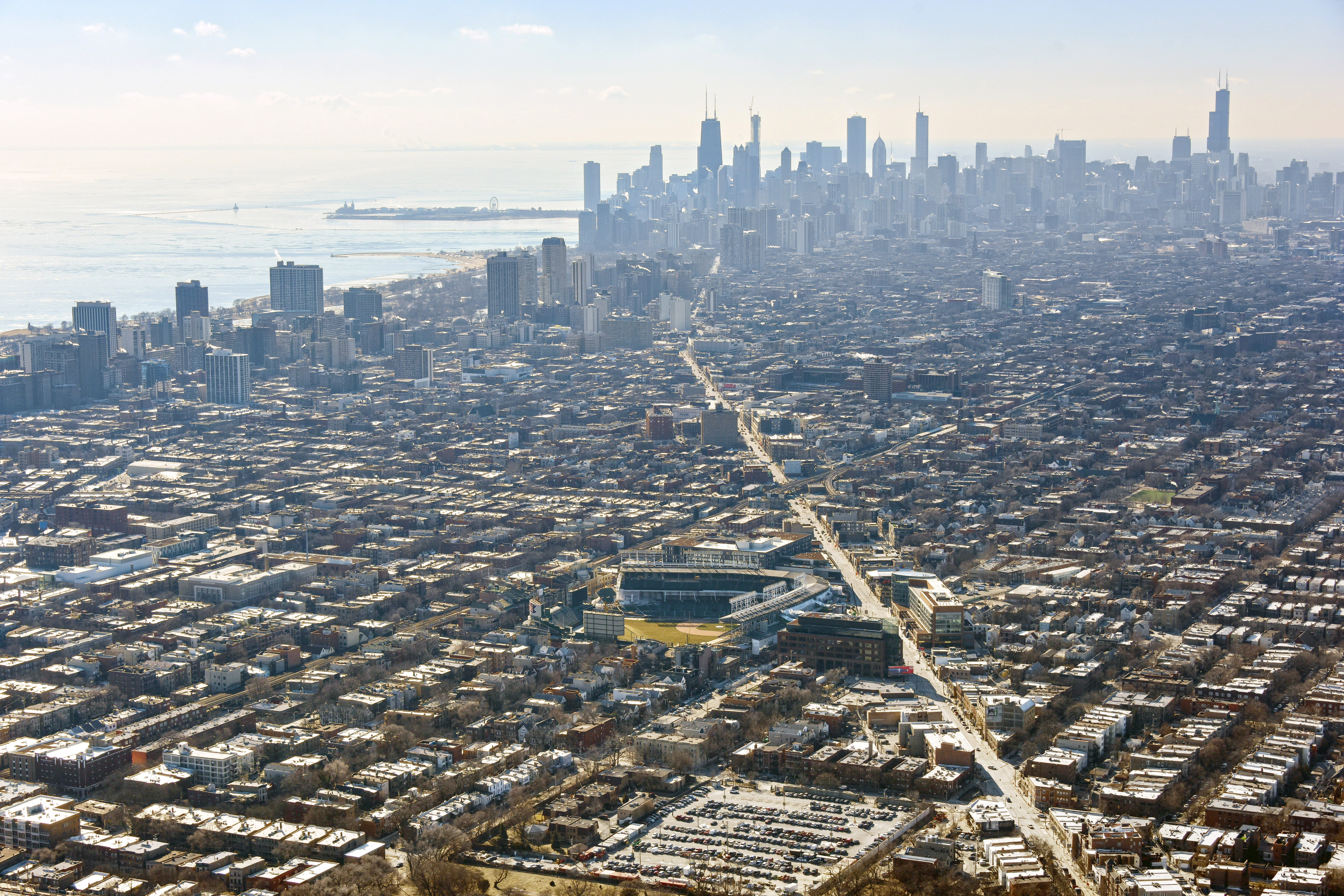 Wrigley Field construction update, March 5 EXCLUSIVE aerial photos