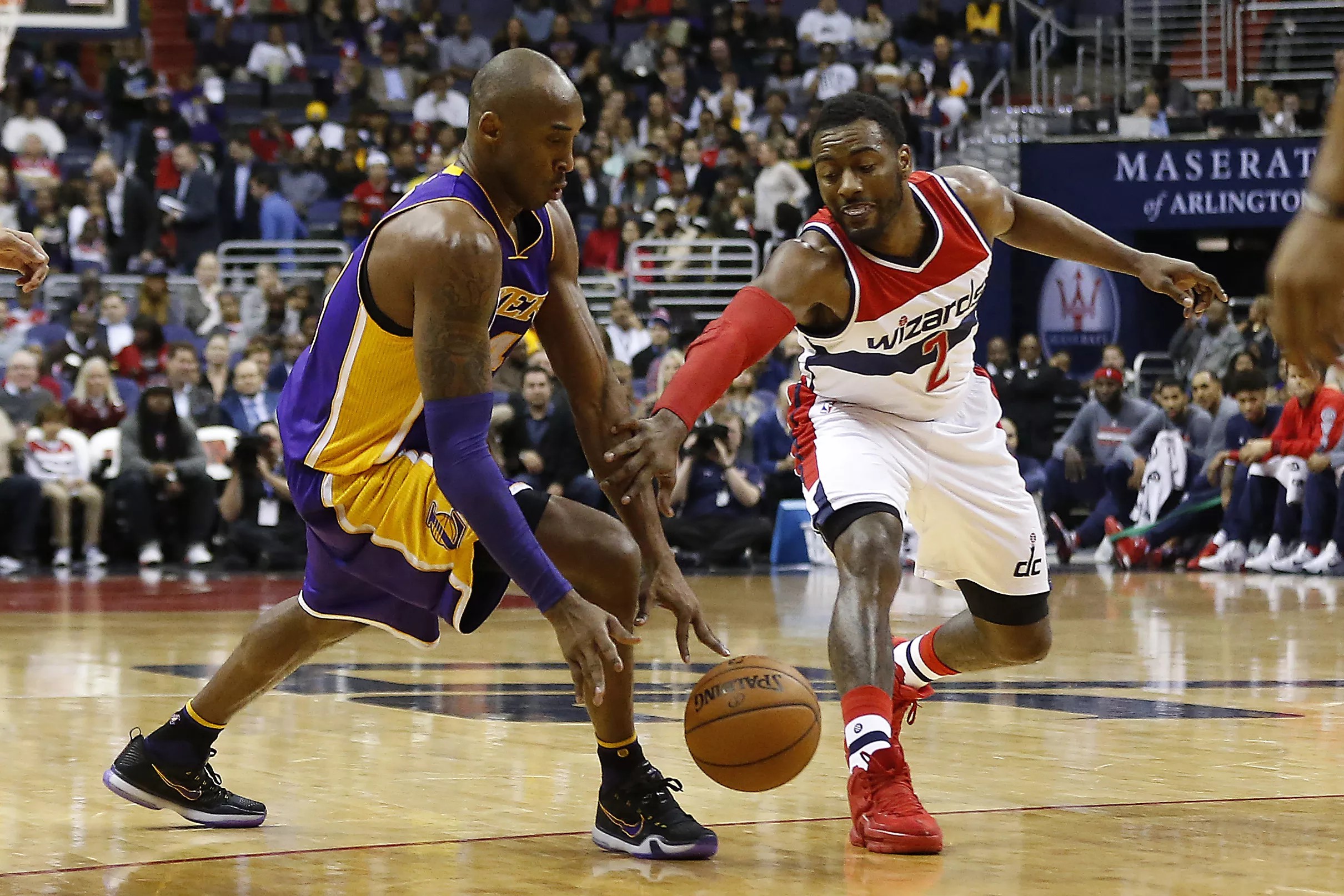 Kobe Bryant challenges John Wall to make the NBA AllDefensive first