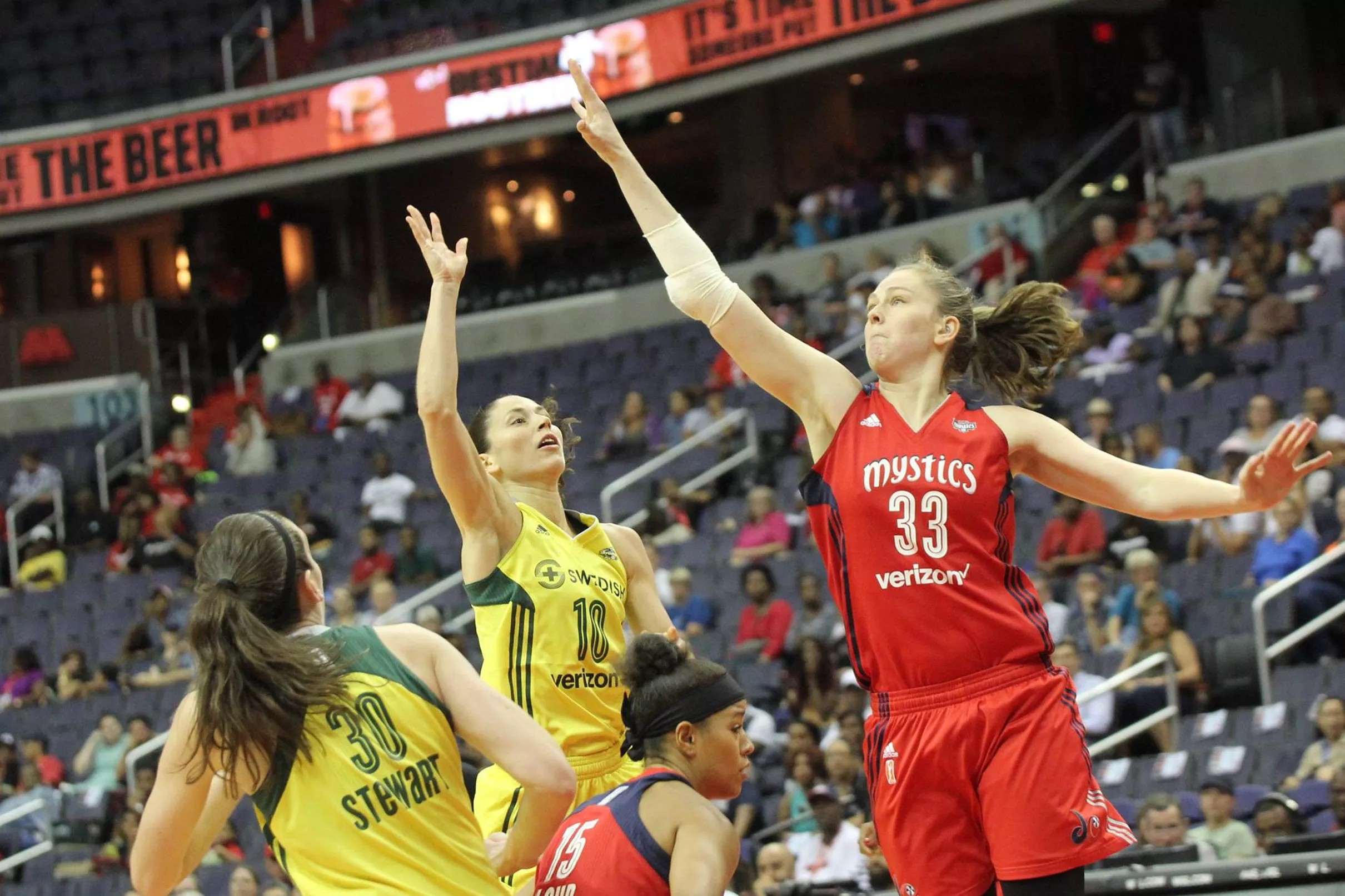 Mystics vs. Wings final score Washington gets literally punched out by