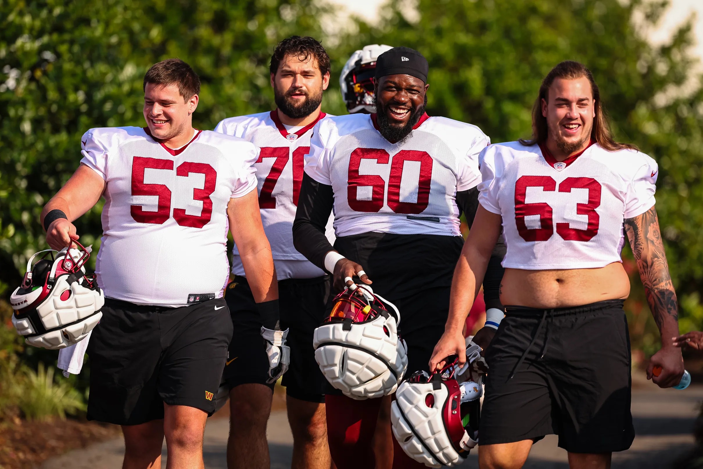 Pictures, videos, news, and notes from Washington Football Team's Monday  practice - Hogs Haven