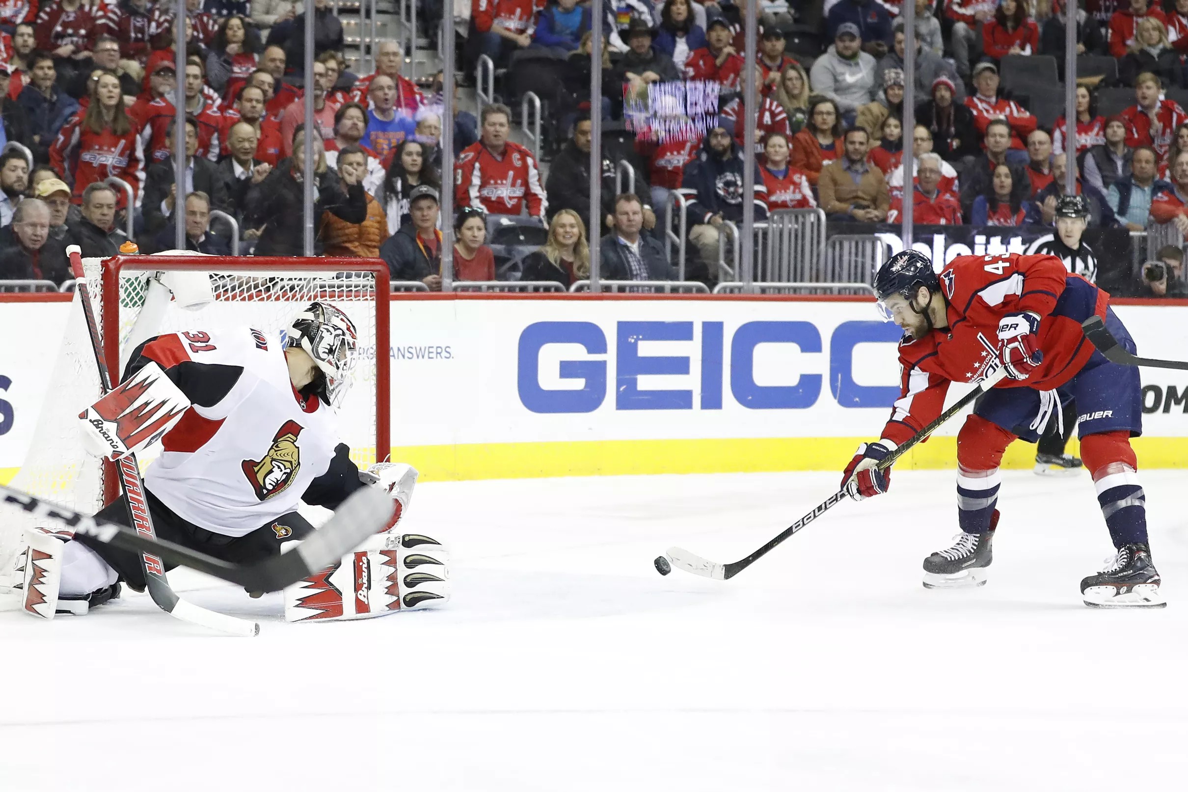 Capitals vs. Senators Recap Seven Straight Goals Give Washington Win