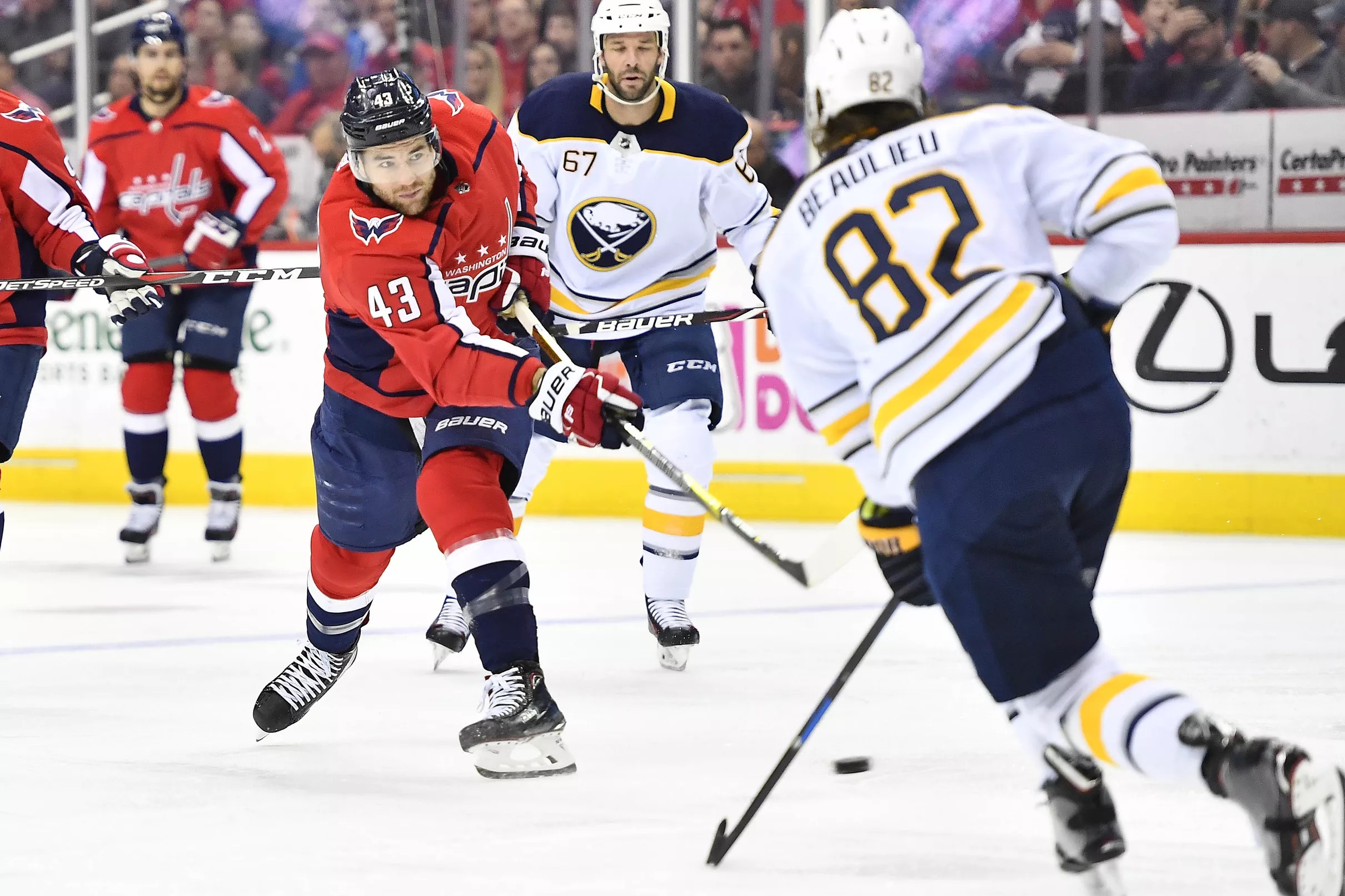 Sunday Caps Clips Sabres, Rattled