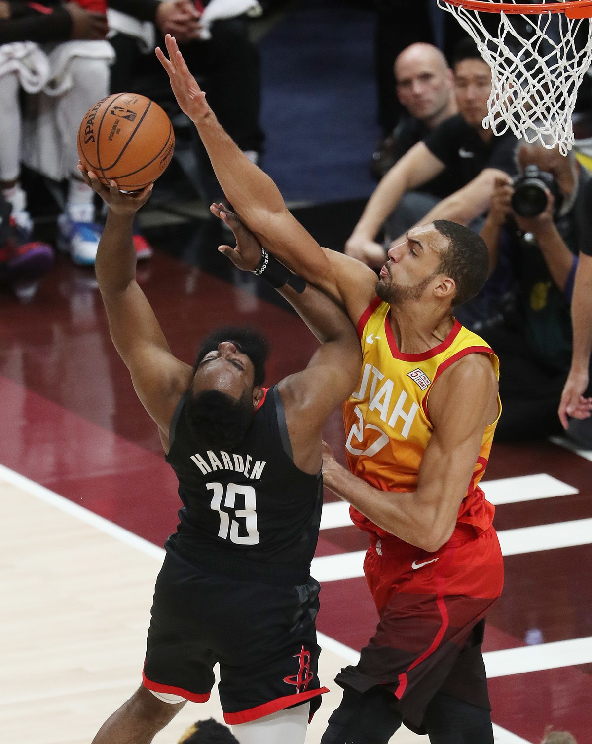 Utah Jazz Center Rudy Gobert Again Named Finalist For Nba's Defensive 