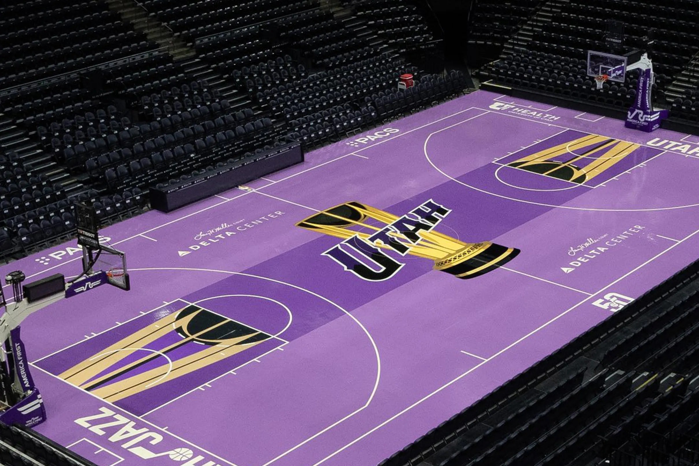 Utah Jazz reveal new court for the NBA In Season Tournament