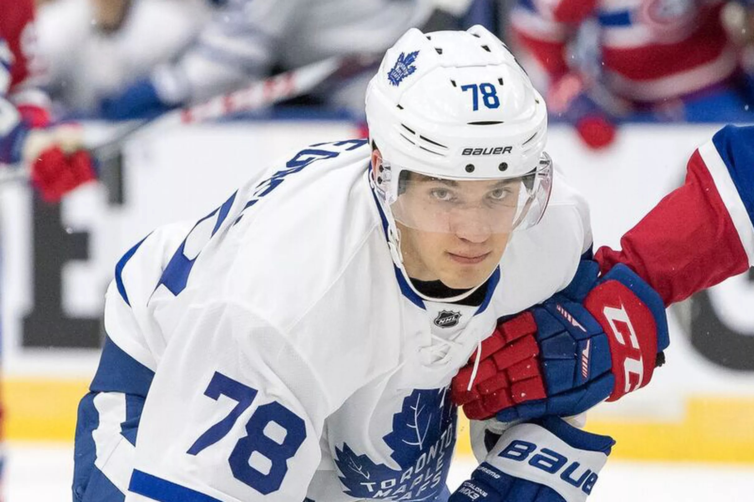 WATCH: Timothy Liljegren Gets His First Goal Wearing Leafs Colours