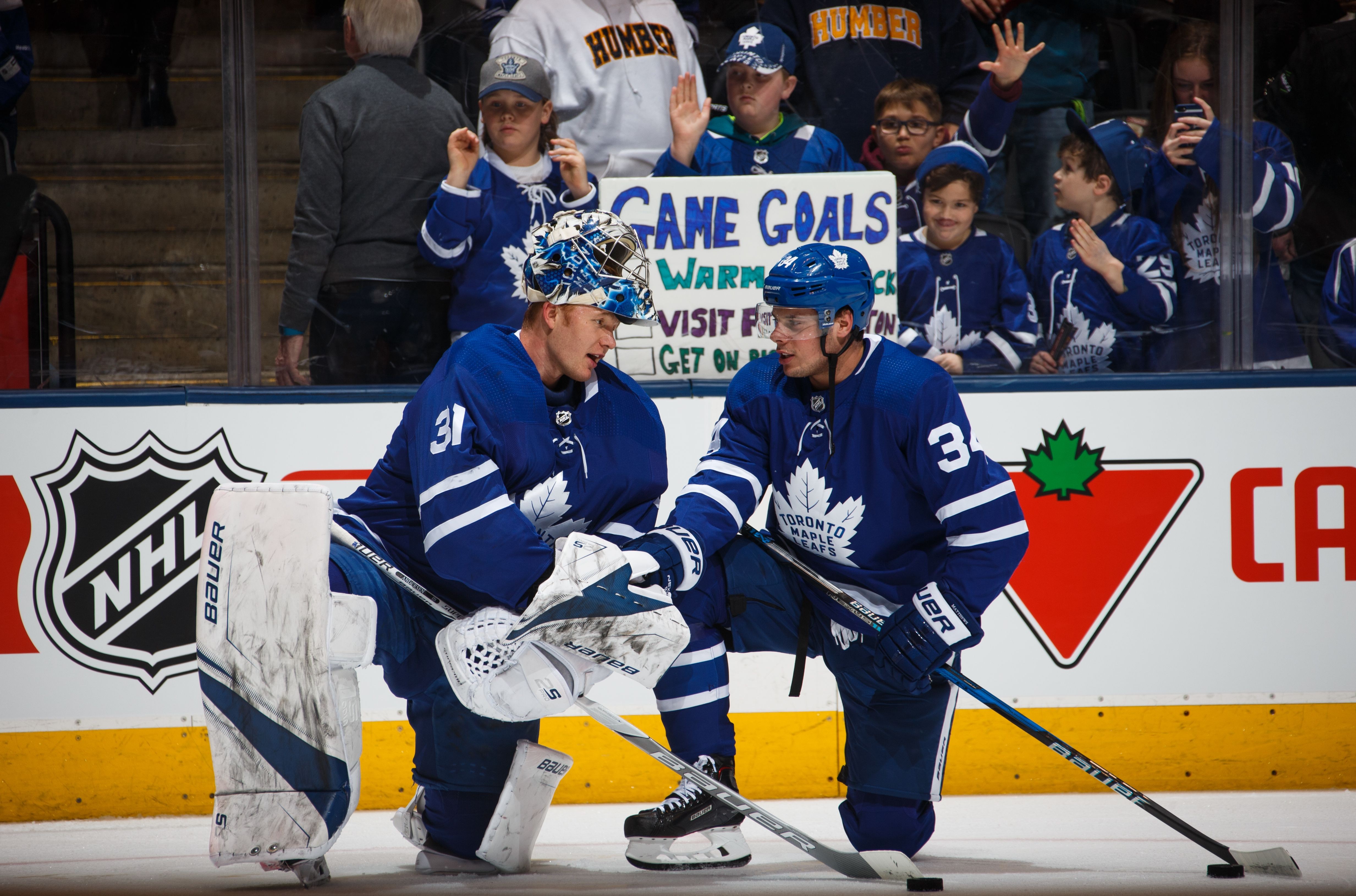 Toronto Maple Leafs Frederik Andersen Will Play