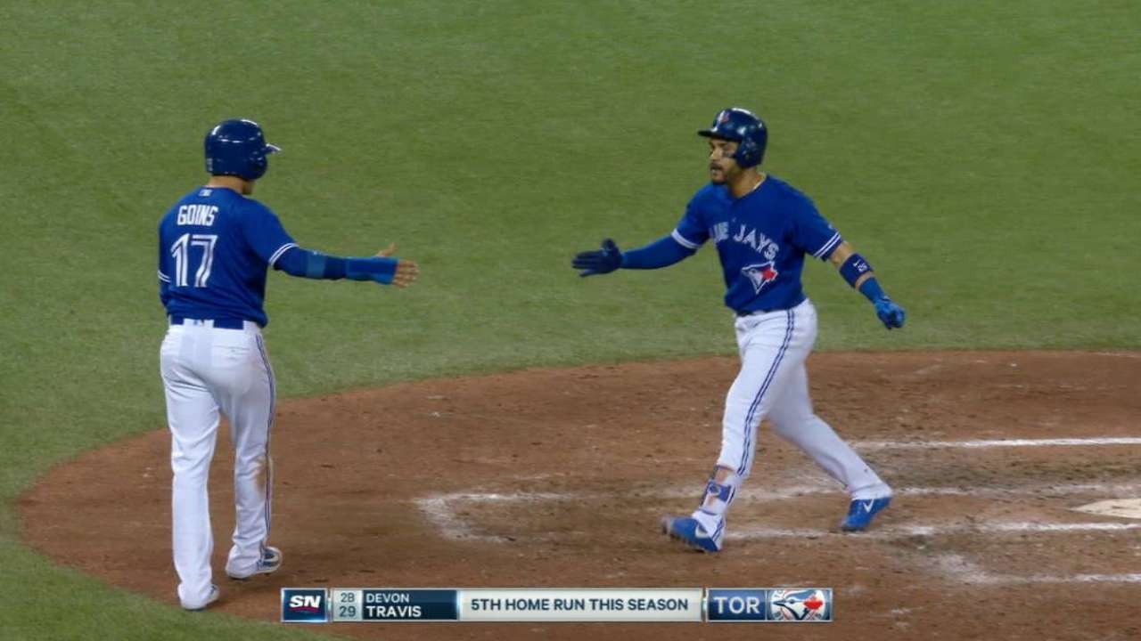 Bone bruise in knee sends Travis to DL