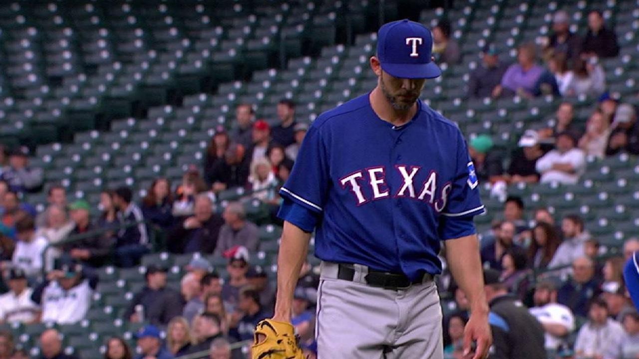 Rangers' rotation in flux for weekend series
