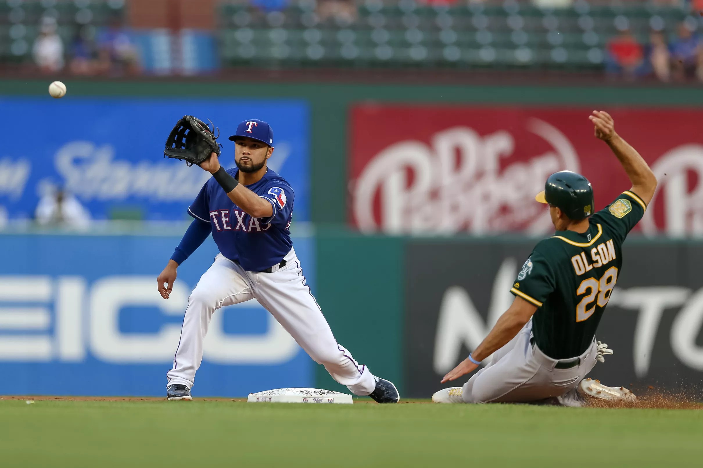 Ravaged Rangers have latest new infield in lineup tonight against Oakland