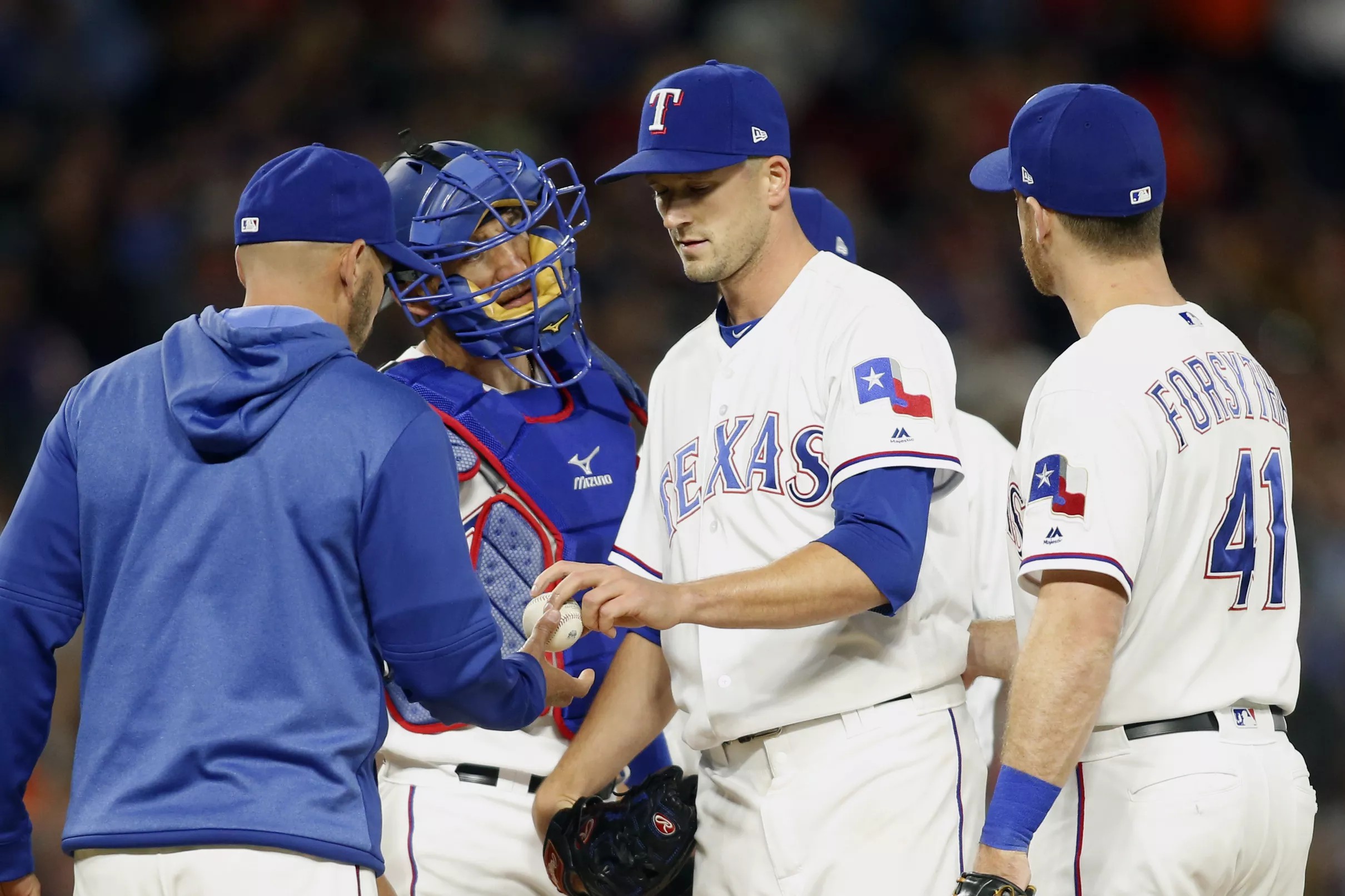 108 Rangers bats can’t pitching woes in 72 seriesopening