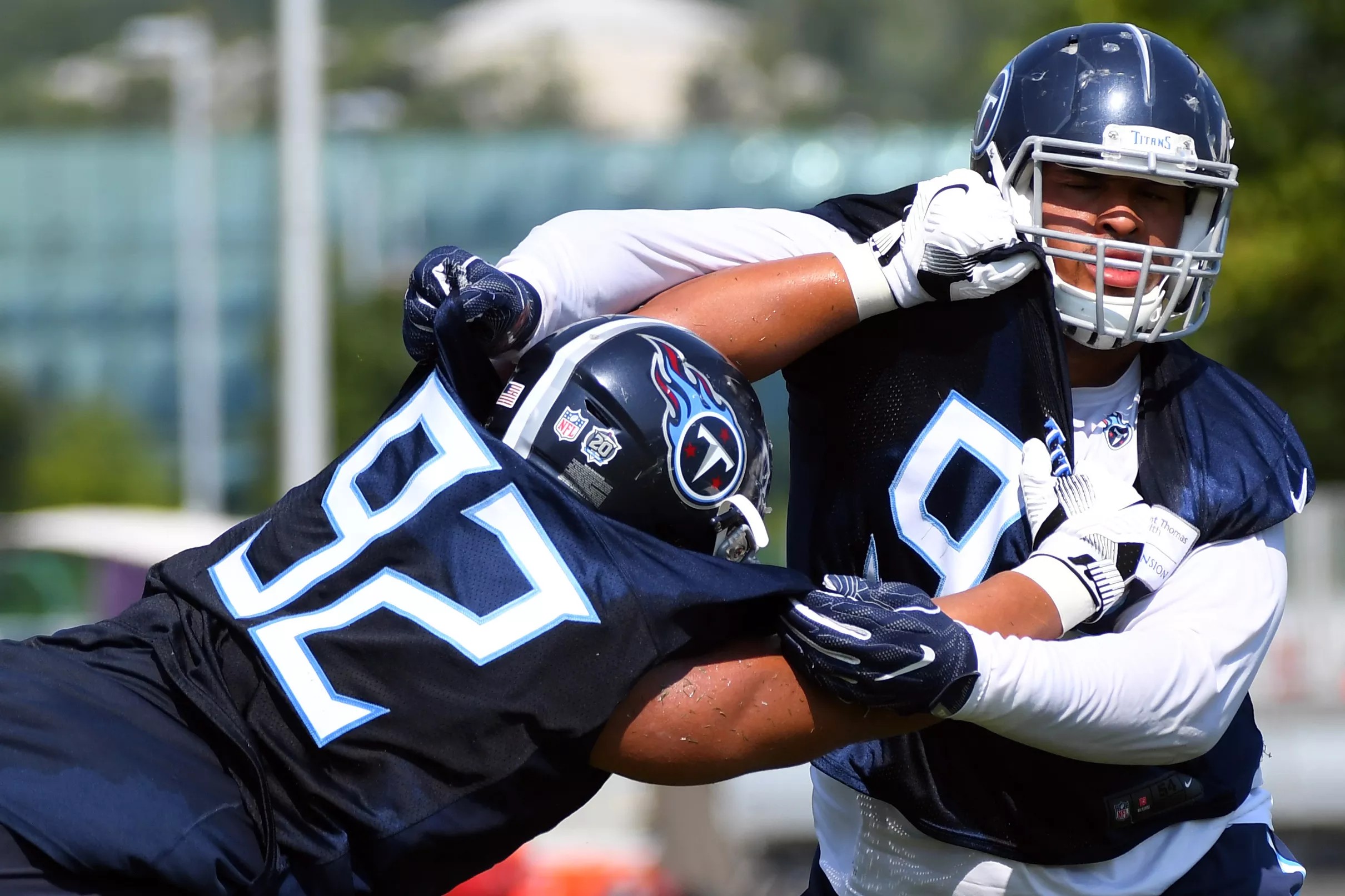 The Best Of Titans Training Camp Day 2: Skirmish And Simmons' Amazing Stat! - 2jyr3jn