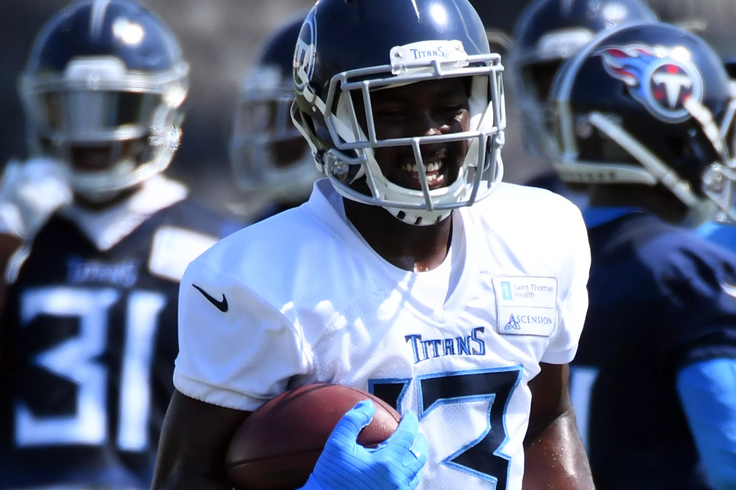 The Best Of Titans Training Camp Day 2: Skirmish And Simmons' Amazing Stat! - yq0eu66