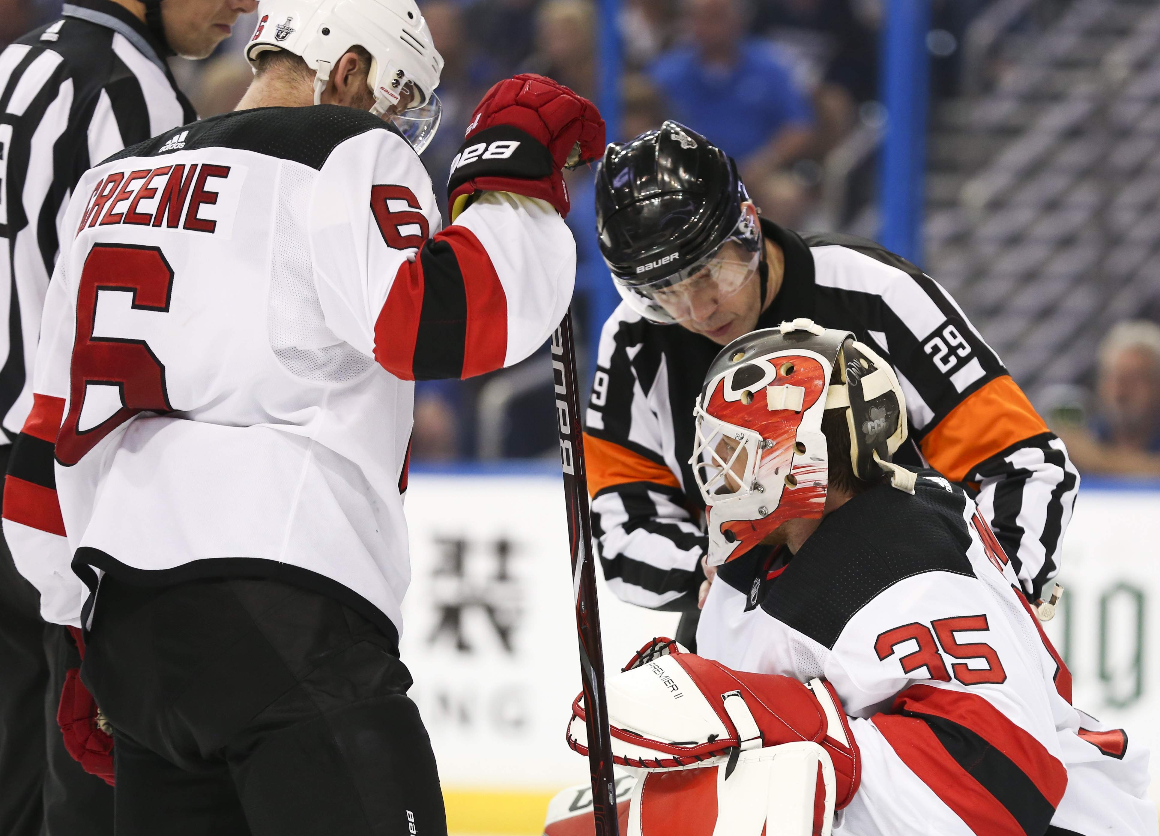 Lightning could face a different goalie when series resumes Monday