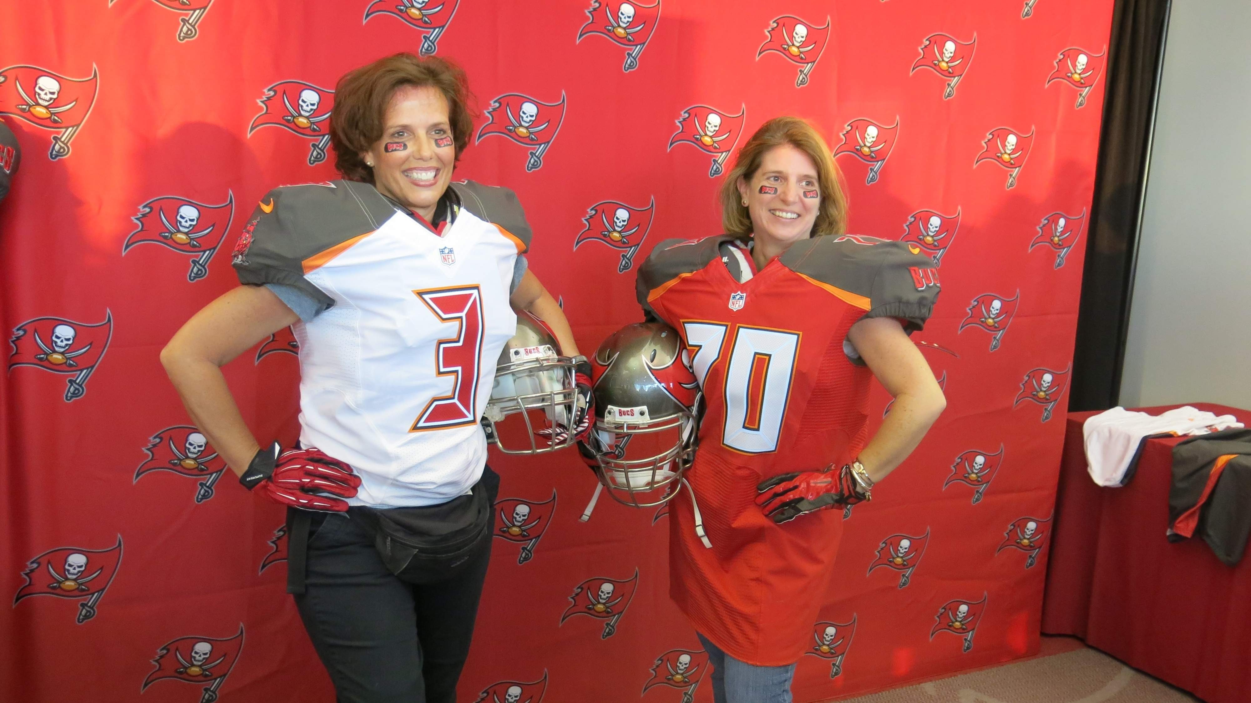 Woman of Red: Local chosen as Bucs Fan of the Year, Local News