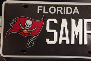 Ultimate Tampa Bay Buccaneers Fan License Plate 