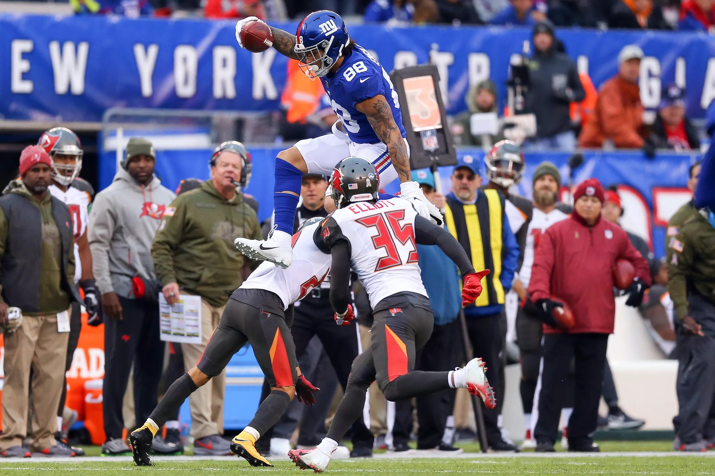 Notes And Highlights From The Bucs 38-35 Loss To The Giants