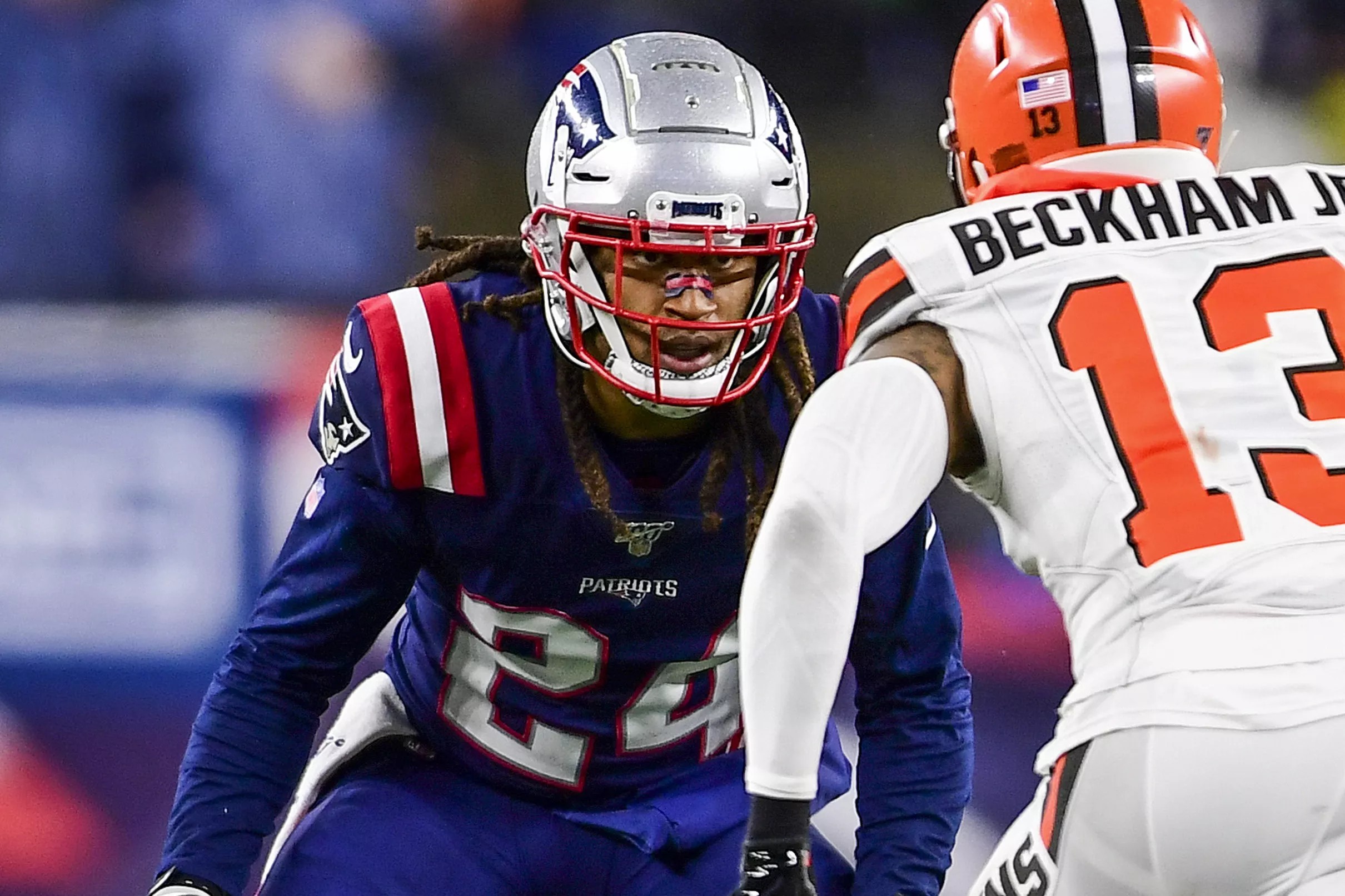 Patriots cornerback Stephon Gilmore is the AFC Defensive Player of the Month for October