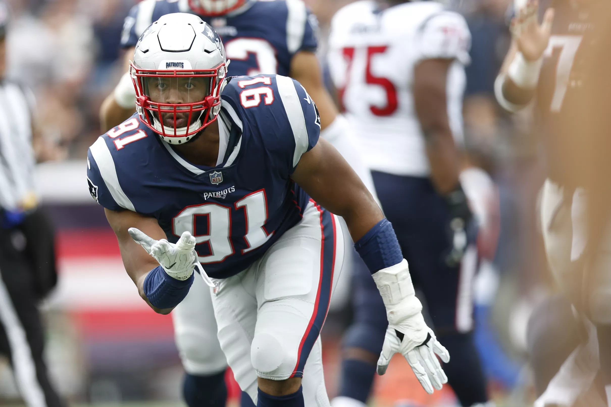 The Patriots pass rush appears to be much improved