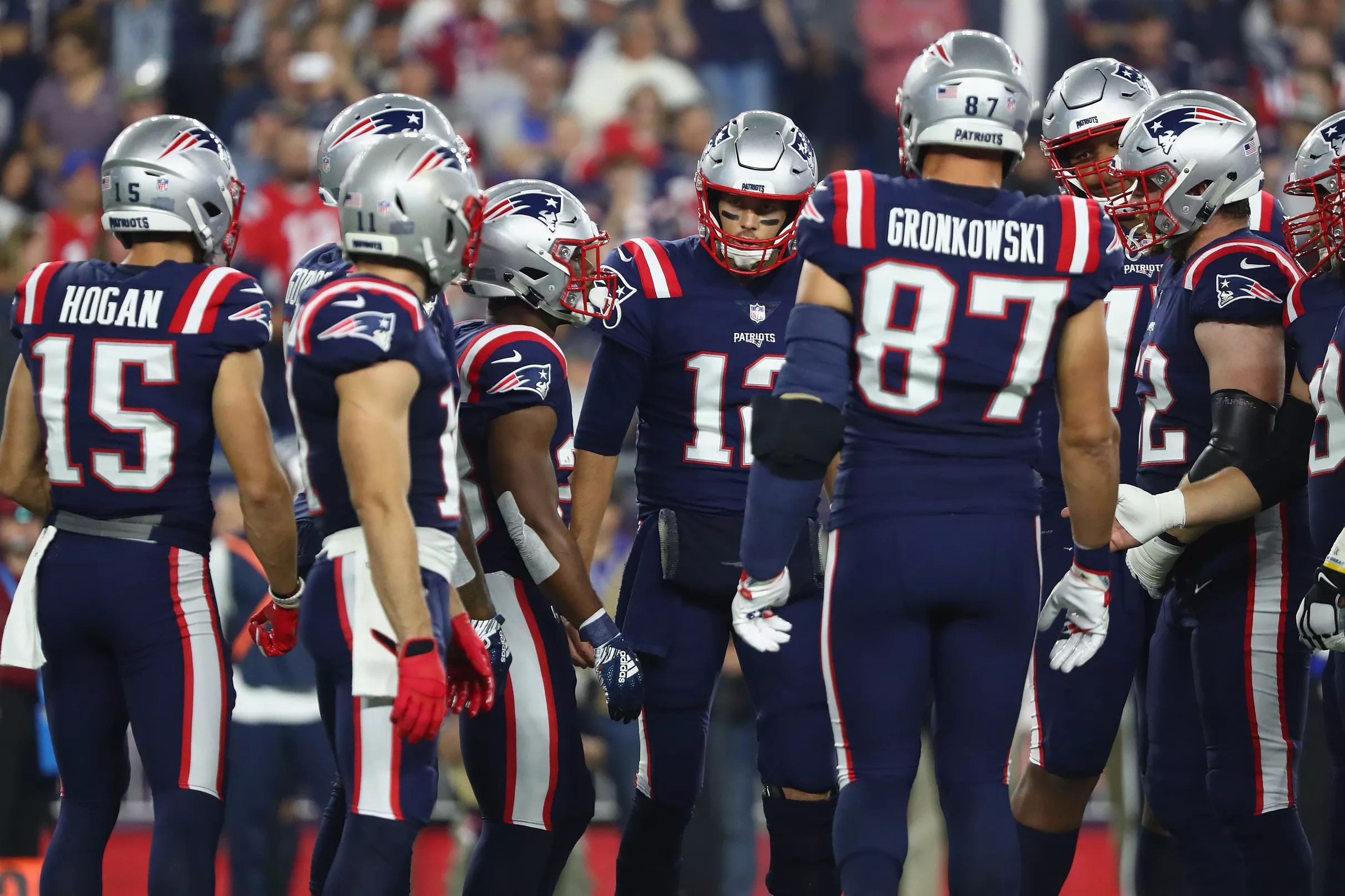 The Patriots’ most potent offensive lineup played just a handful of snaps together this year