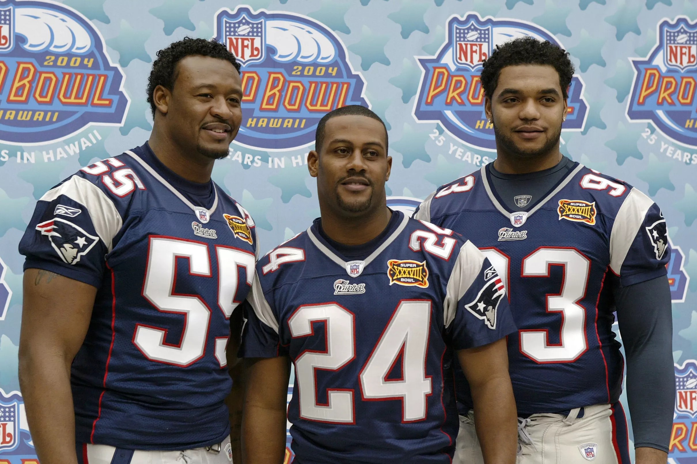 Former Patriots cornerback Ty Law, defensive lineman Richard Seymour