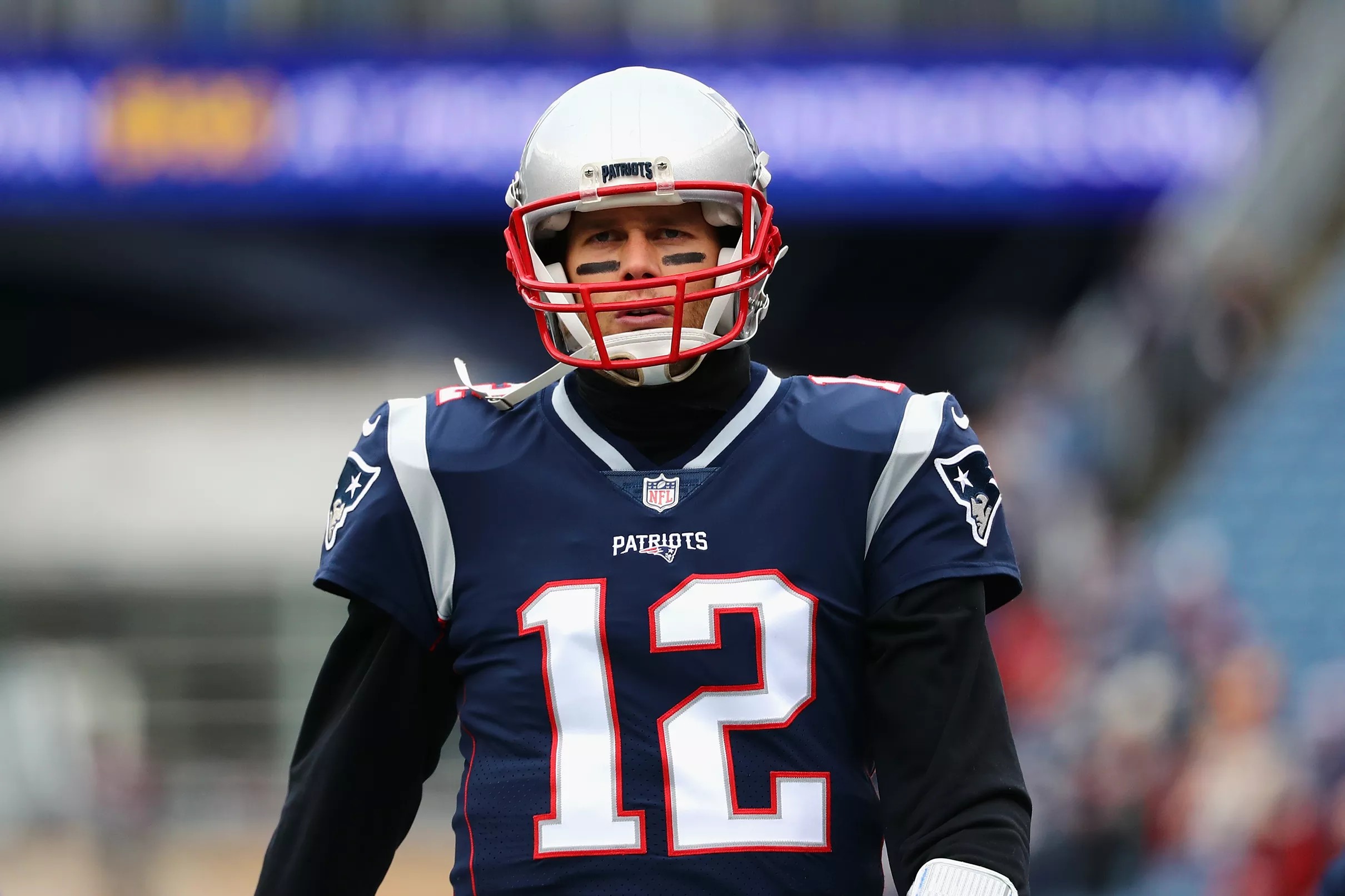 Tom Brady earned his 100th regular season win at Gillette Stadium