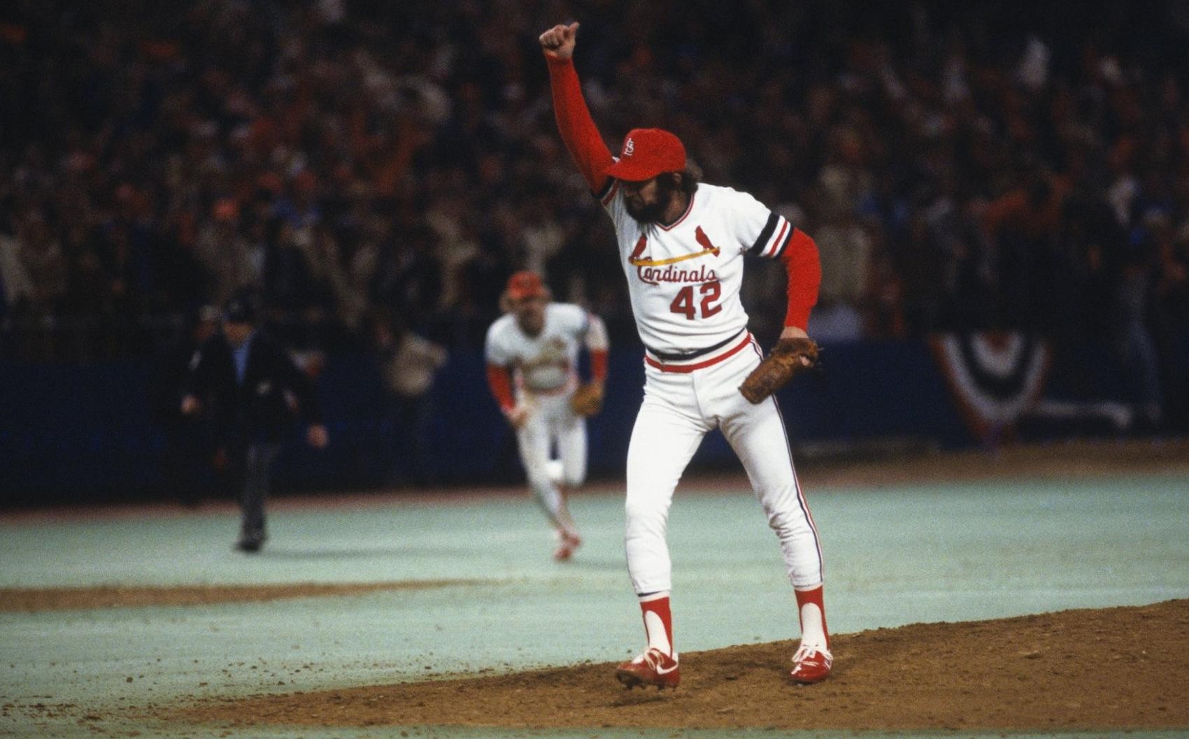1987 The night it rained seat cushions at Busch Stadium