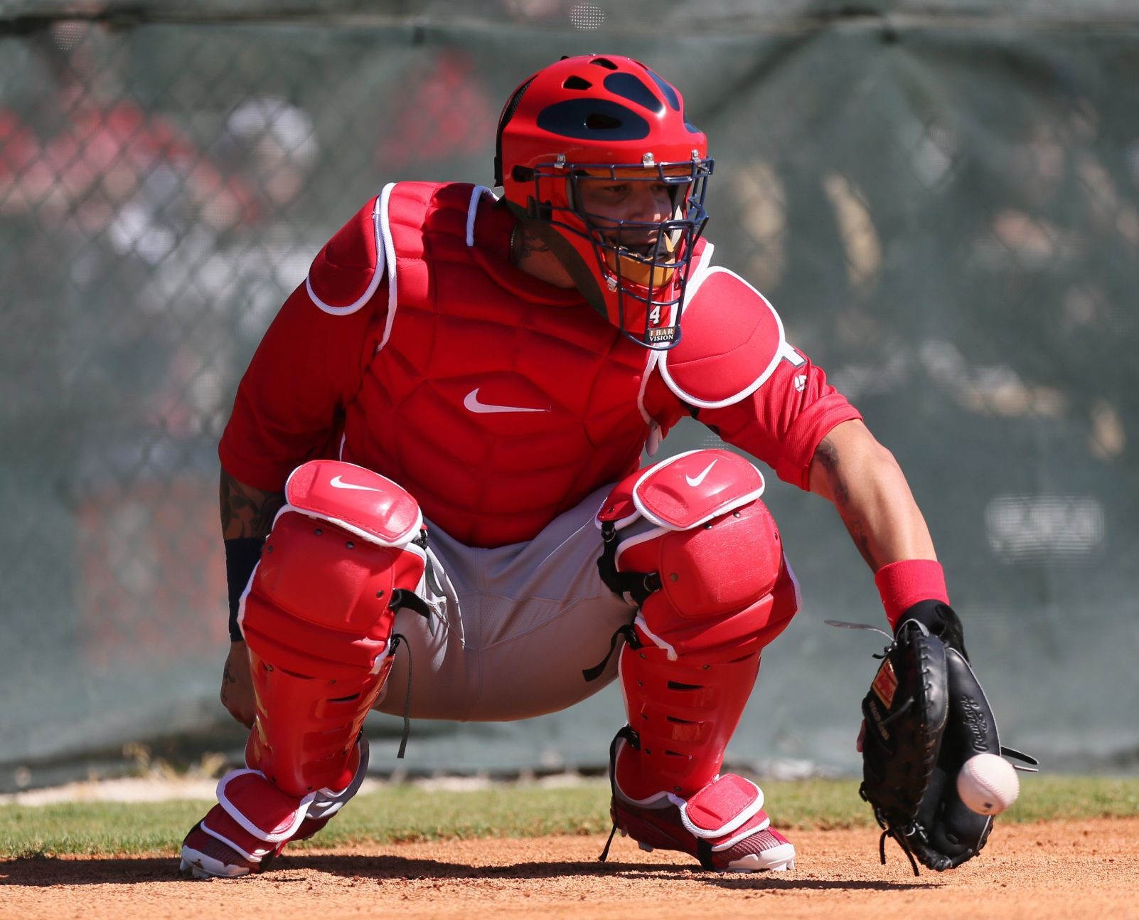 Molina passes Hall of Famer Bench for career innings caught