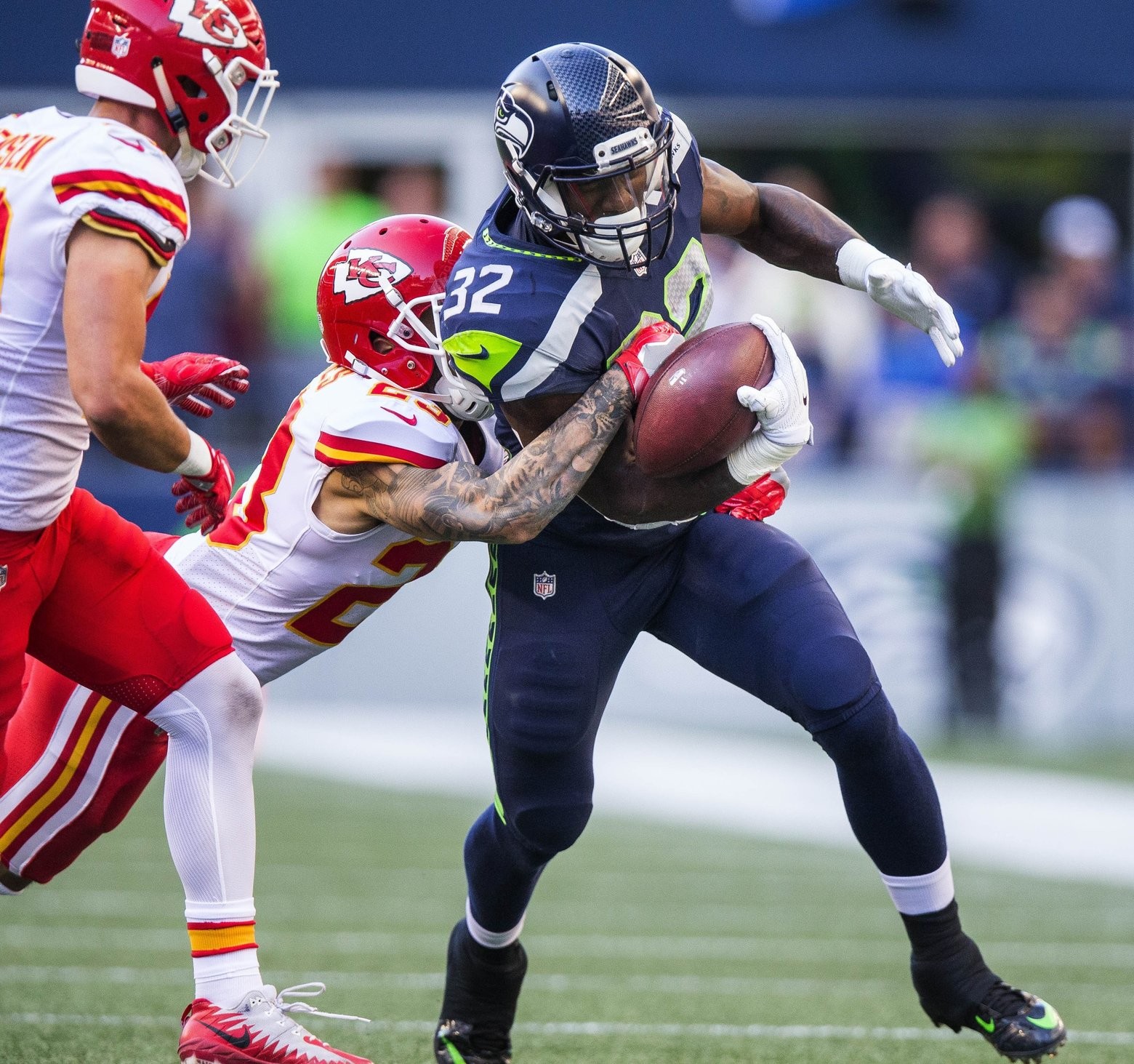 Five things to know about Seahawks rookie running back Chris Carson