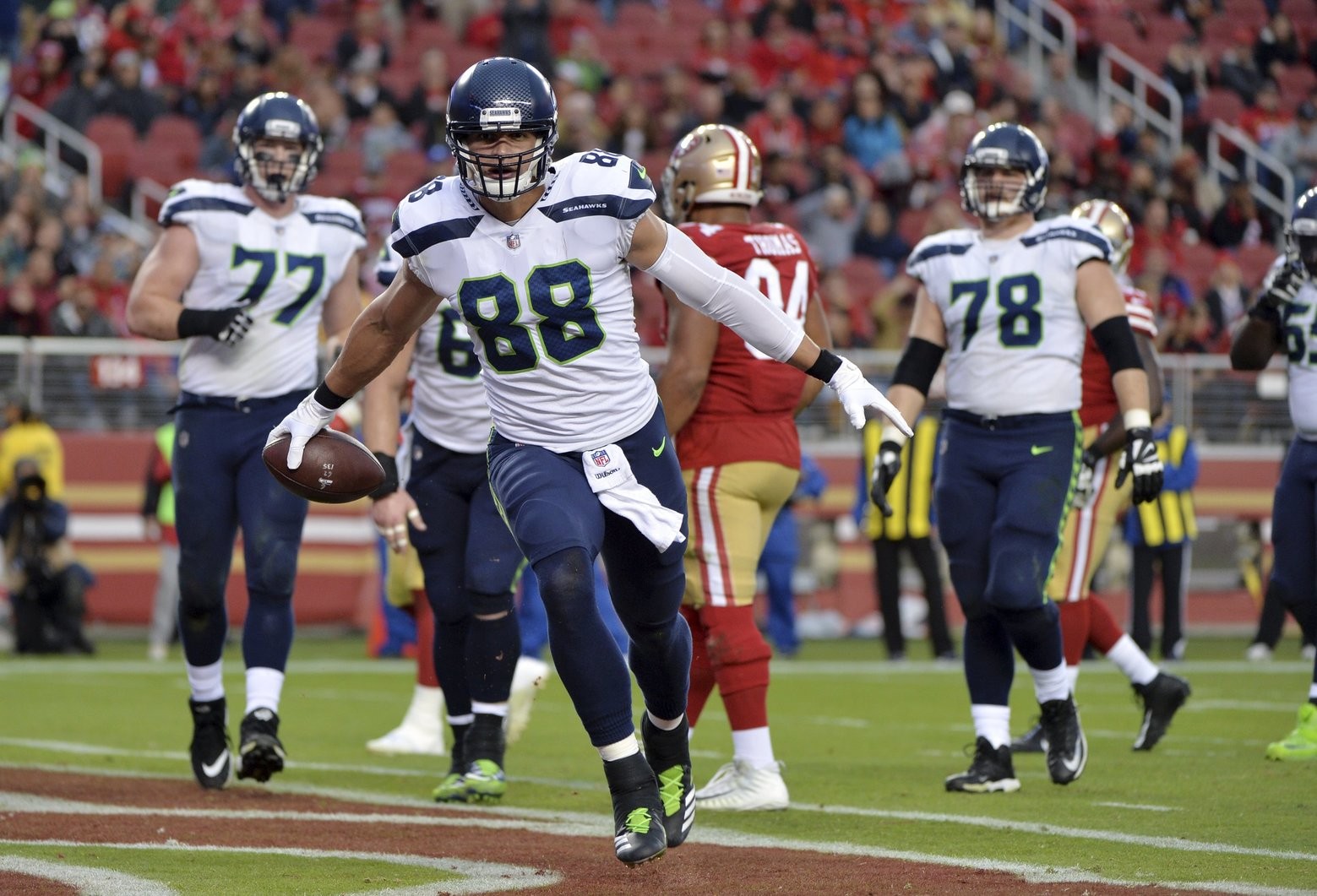 Jimmy Graham the Seahawks’ alltime leader in touchdown