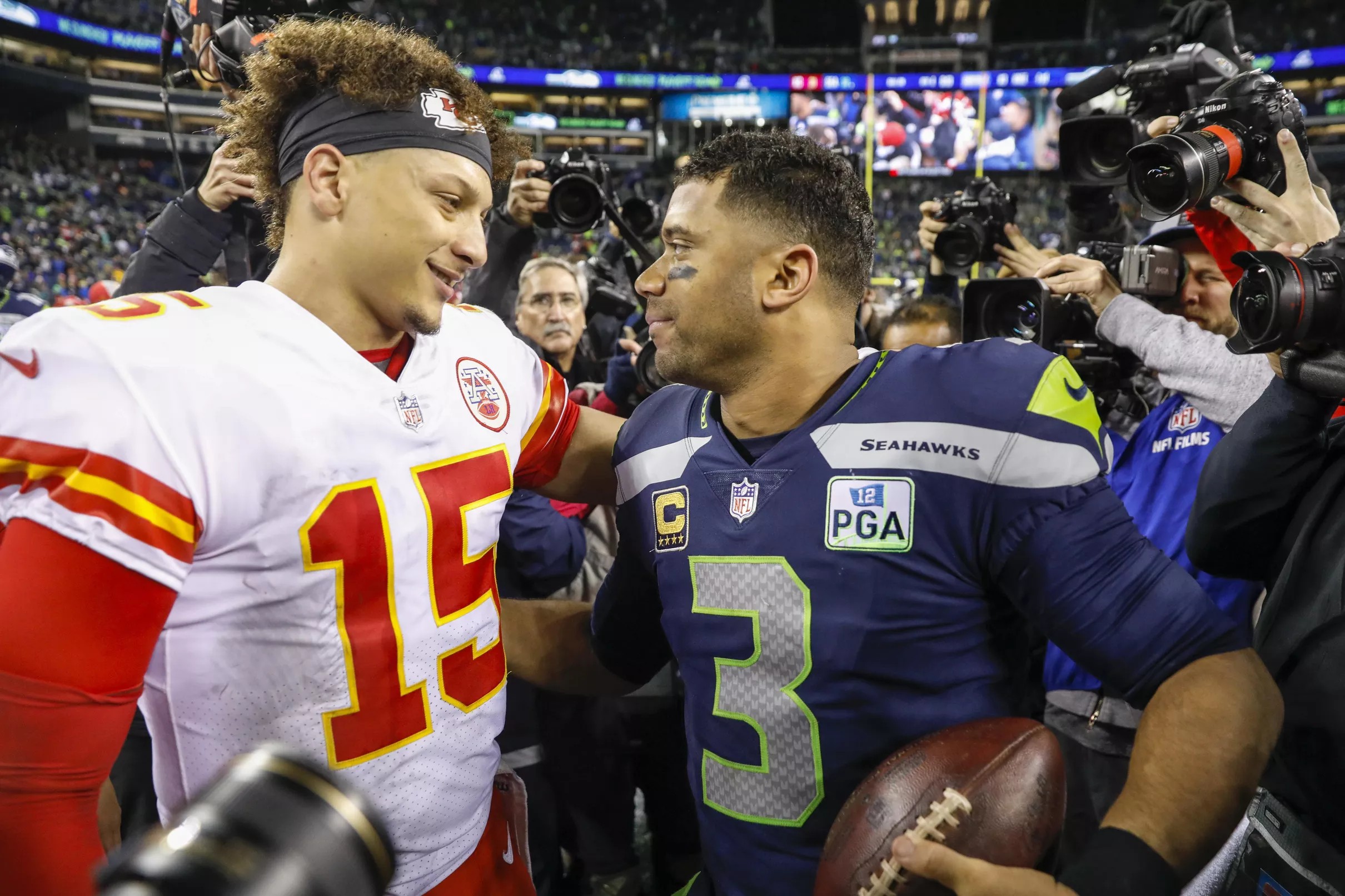 In 2019 Patrick Mahomes And Russell Wilson Stand Alone