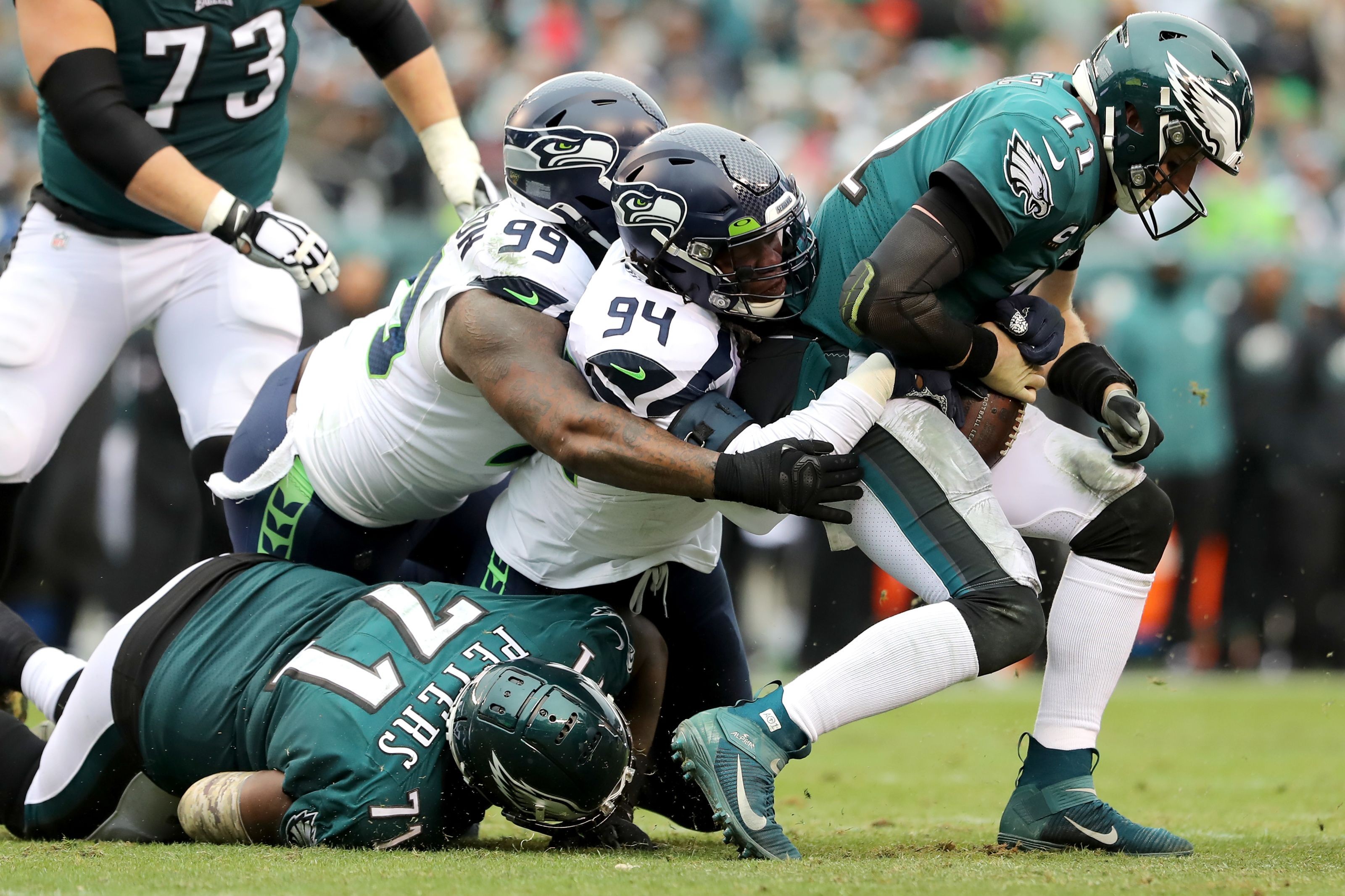 Seahawks versus Eagles Defensive grades show why Seattle won