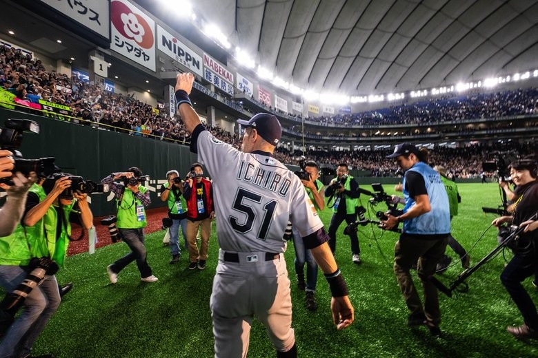 Scenes from inside the Tokyo Dome Ichiro’s final game with the Mariners