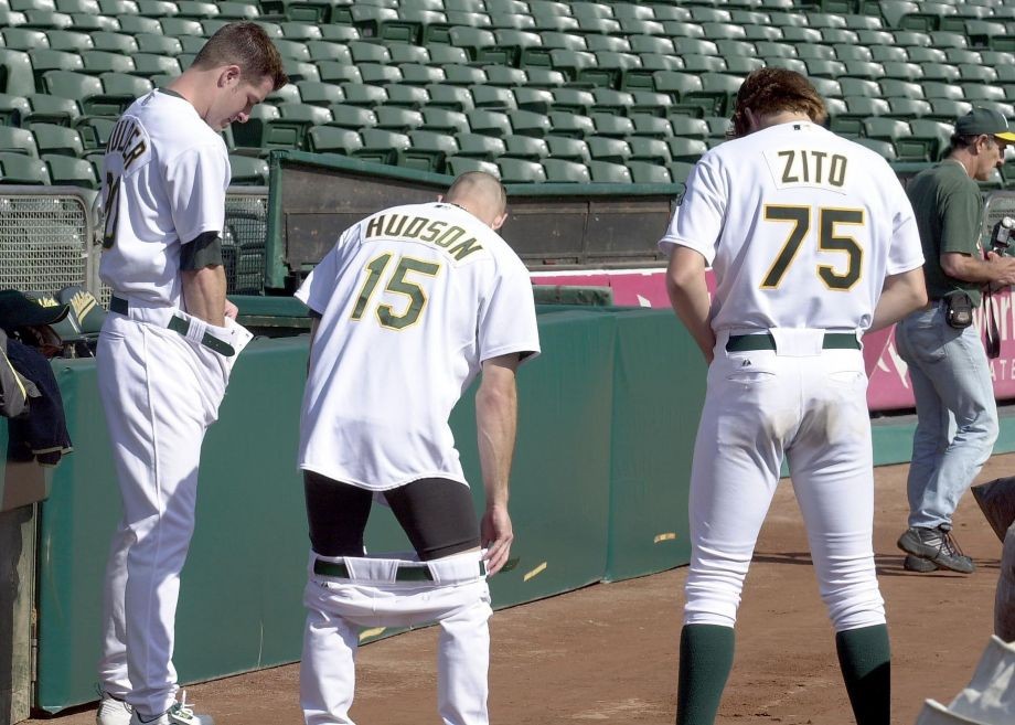 Mark Mulder reunites with Zito, Hudson to recall A's vaunted Big Three -  ESPN Front Row