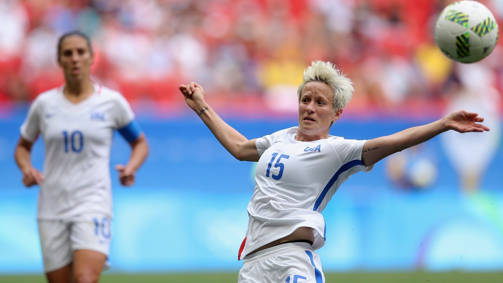 Megan Rapinoe Kneels During National Anthem In Nod To Colin Kaepernick