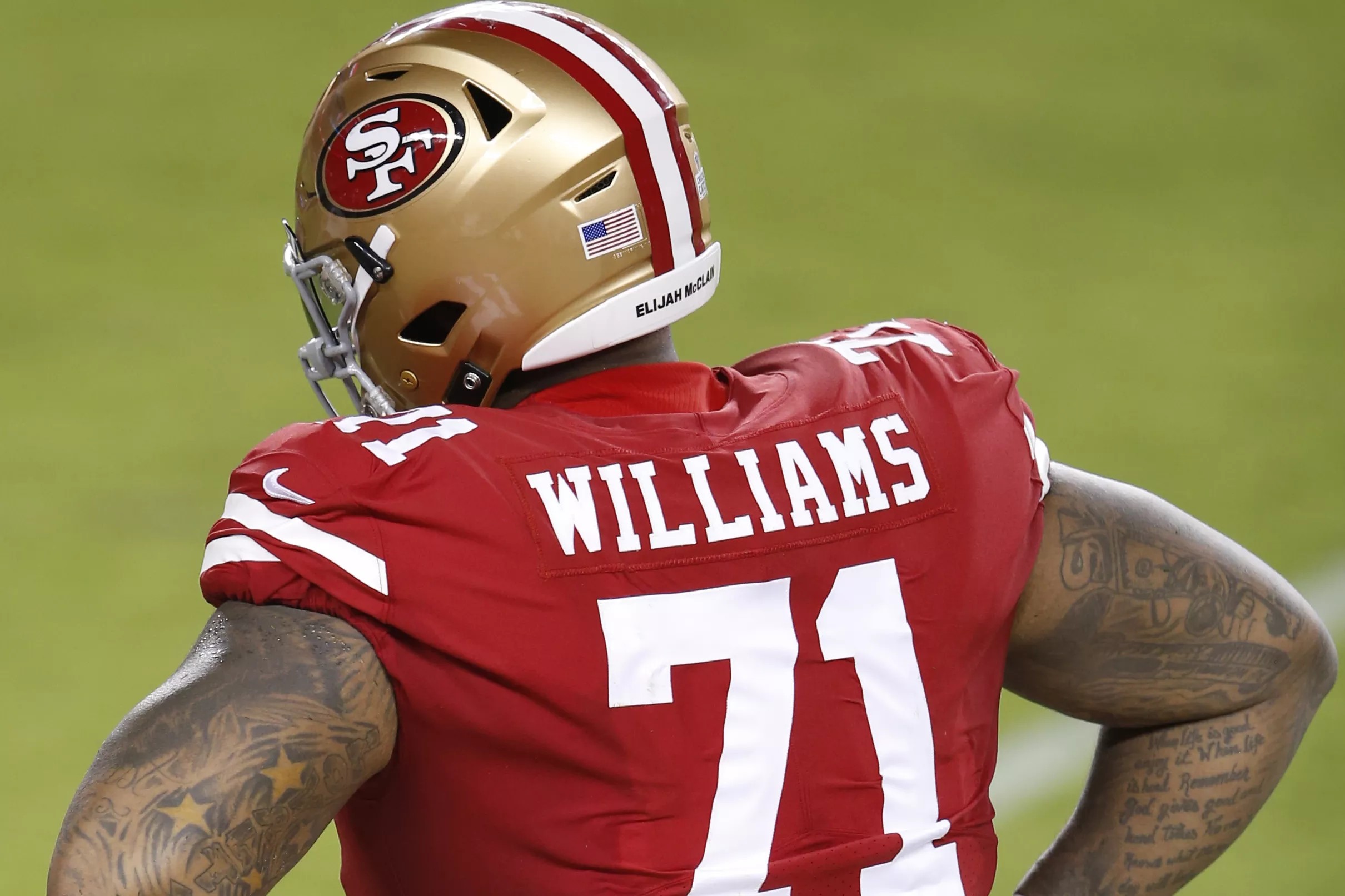 49ers’ Trent Williams doesn’t feel like he played bad against Eagles