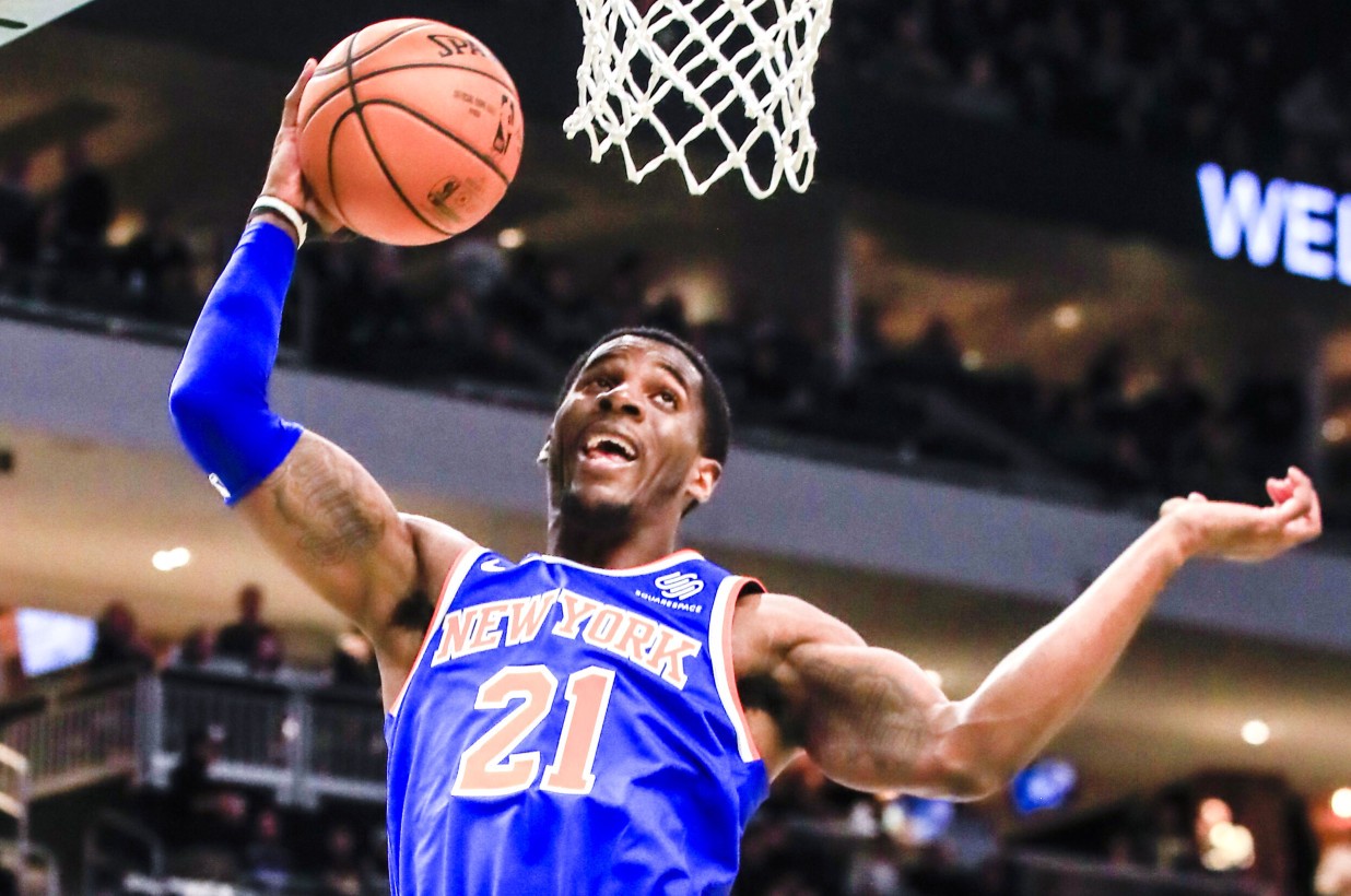 Knicks shooting guard has earned his way into the rotation