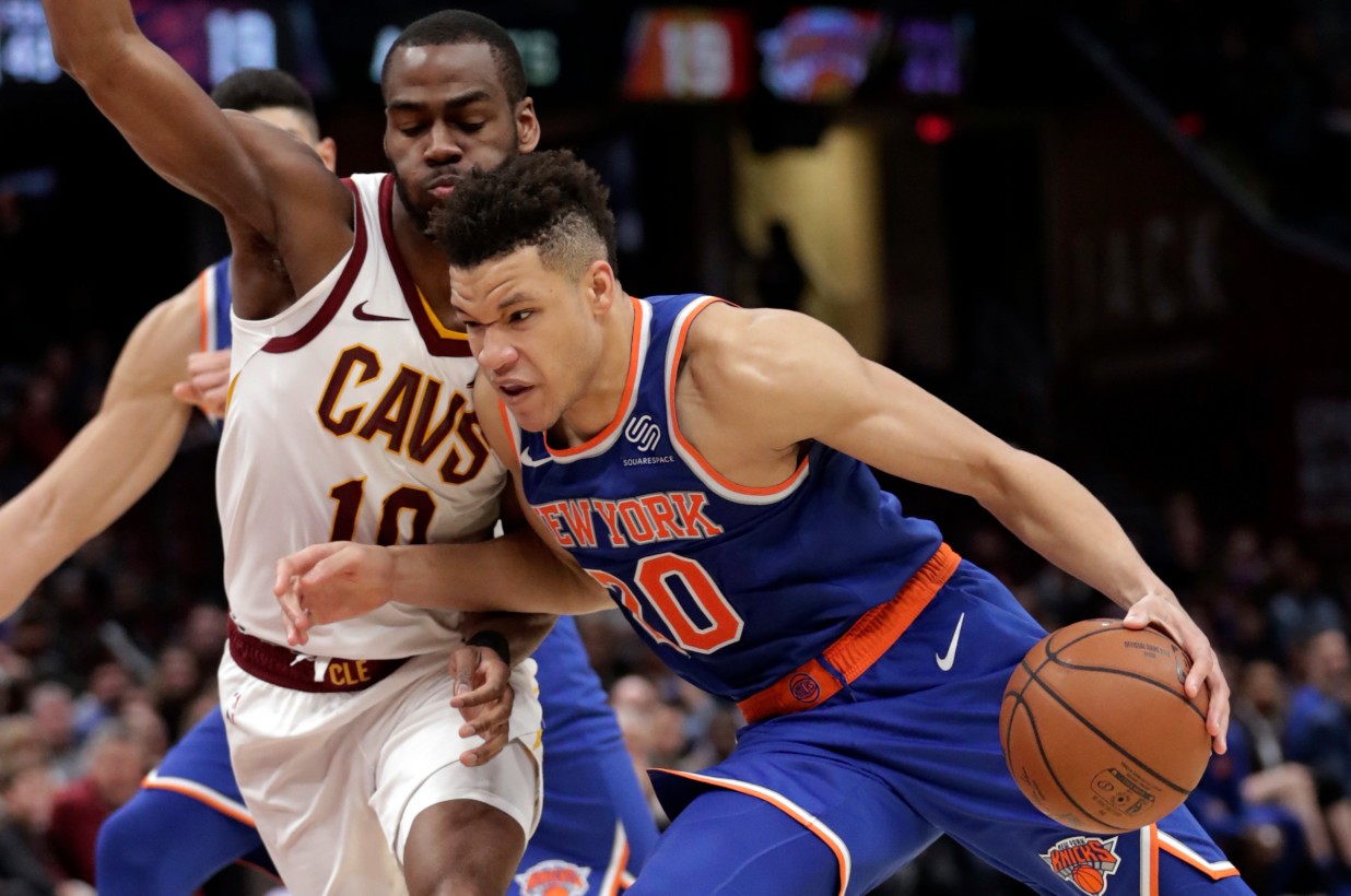 Kevin Knox puts one on highlight reel, but not in Knicks ‘W’ column