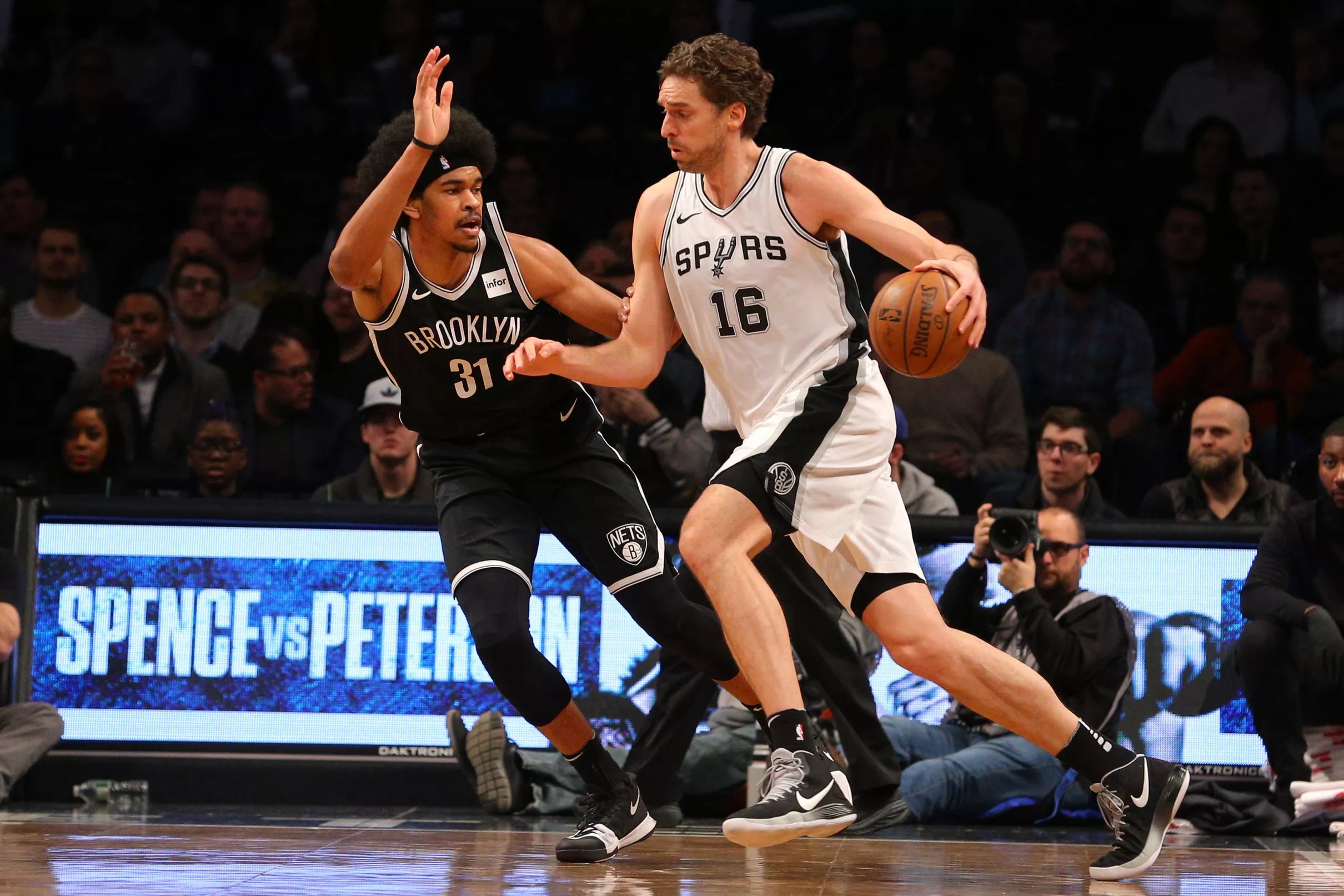 San Antonio at Brooklyn, Final Score Spurs hold off Nets, 10095