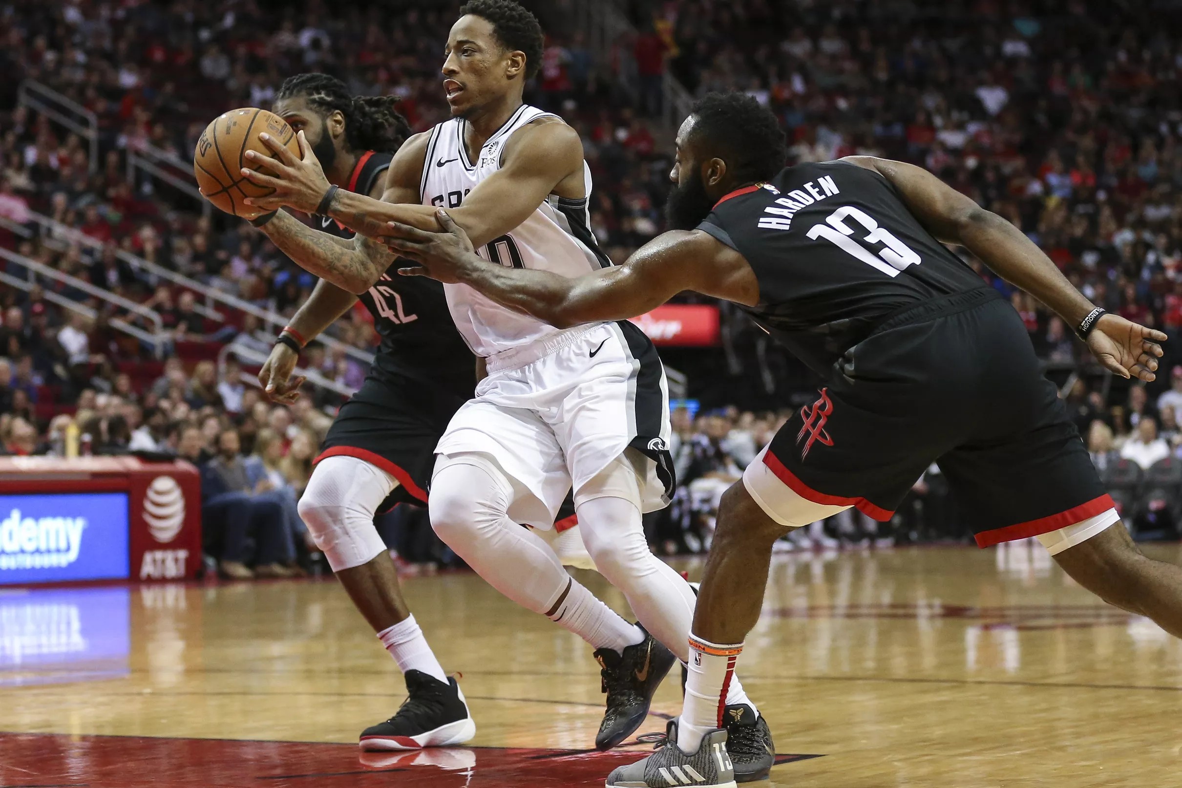Spurs At Rockets Final Score San Antonio Comeback Falls Short Against 